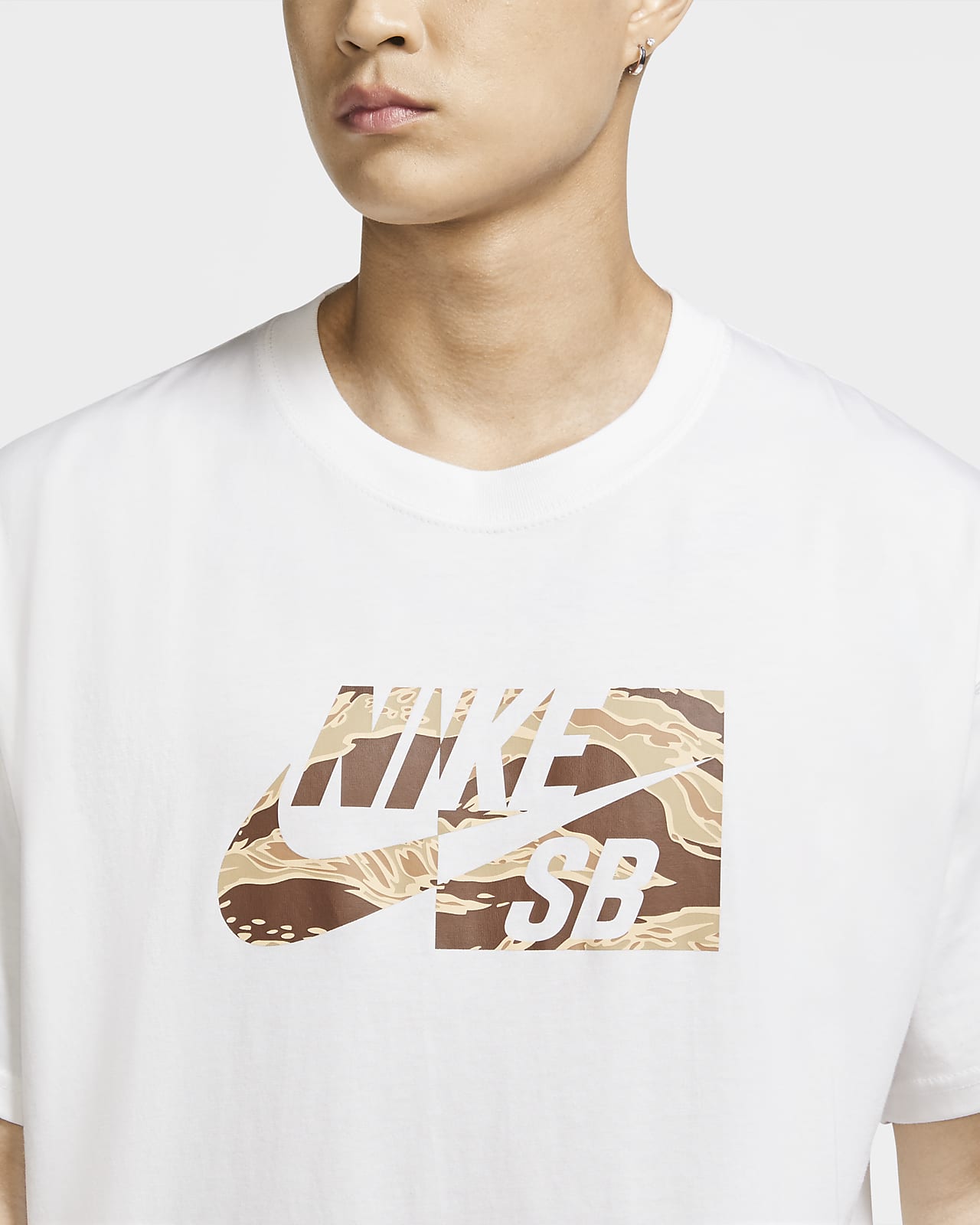 Nike SB Men's Camo Skate T-Shirt. Nike LU
