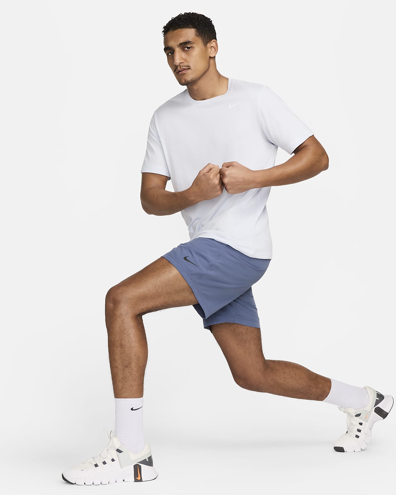 Nike Pro Dri-fit Graphic Tight - Court Blue-Black-White – Carbon38