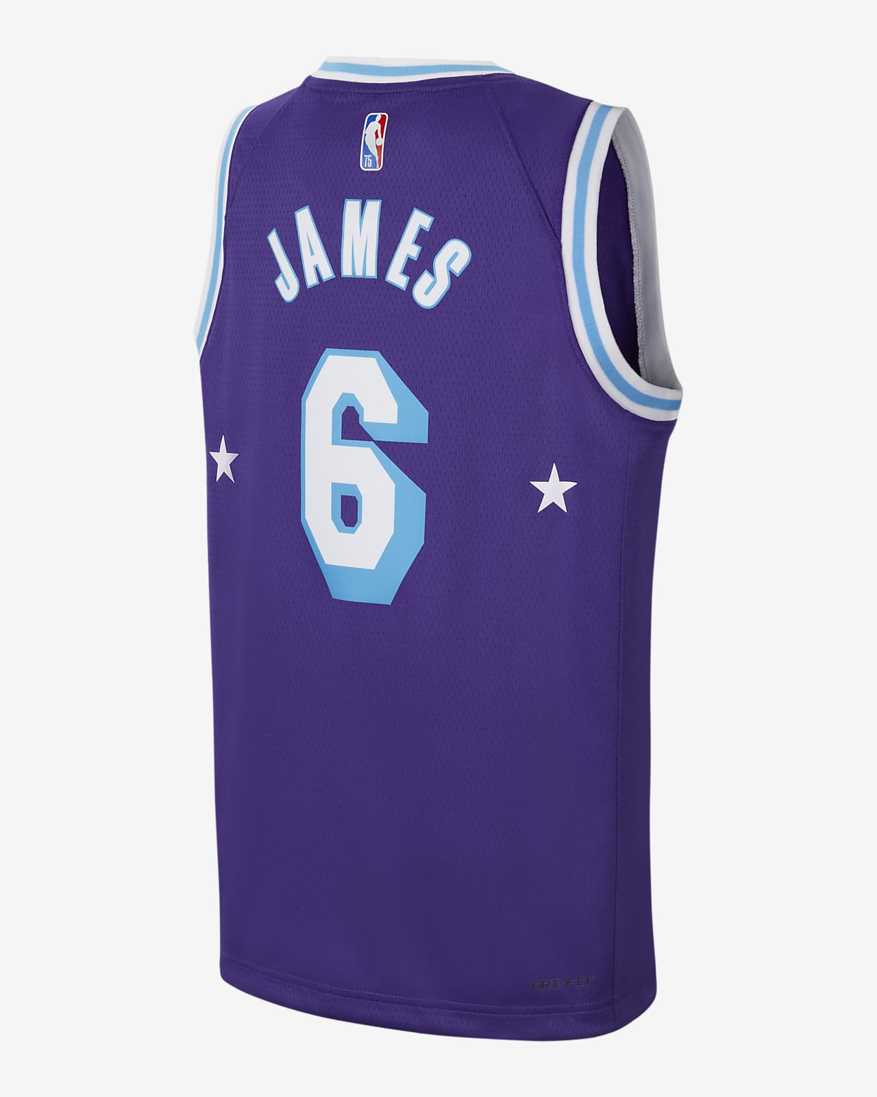 Lakers purple sales jersey nike