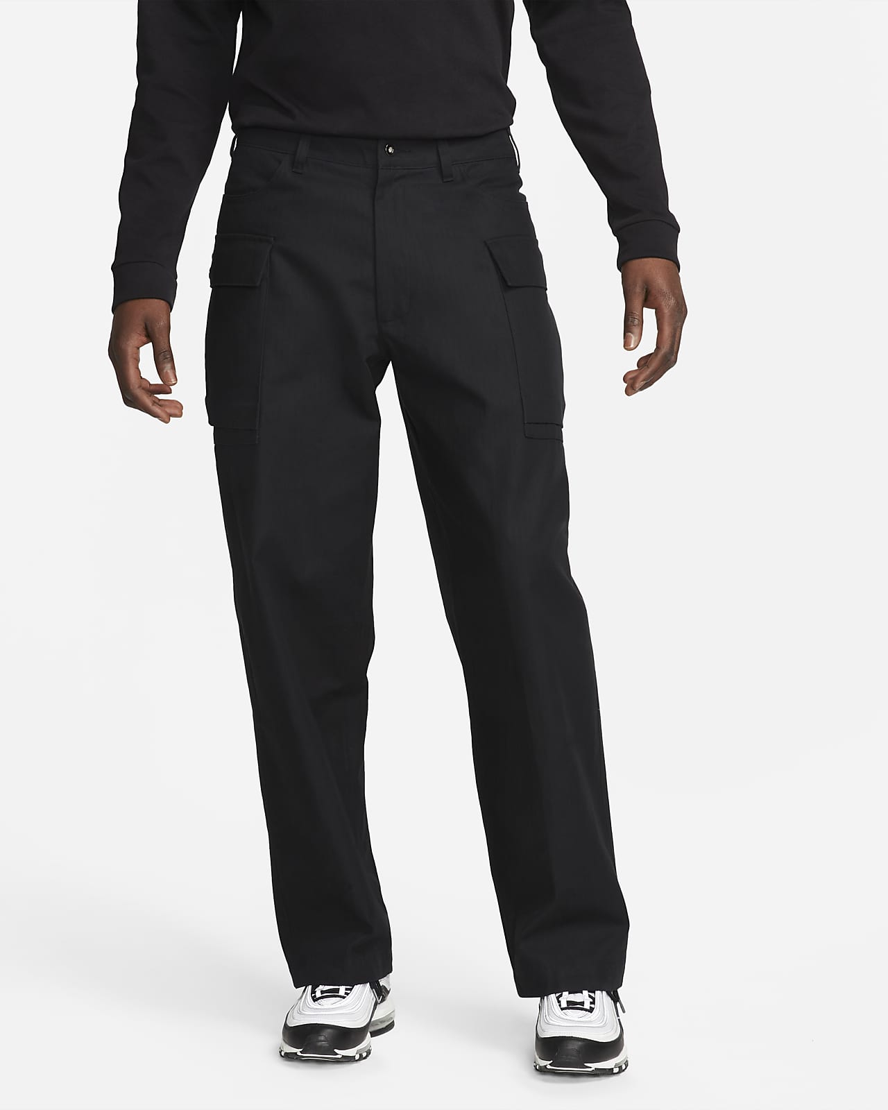 SKINNY FIT CARGO TROUSERS IN STRETCH COTTON WITH ELASTICATED CUFFS | Antony  Morato