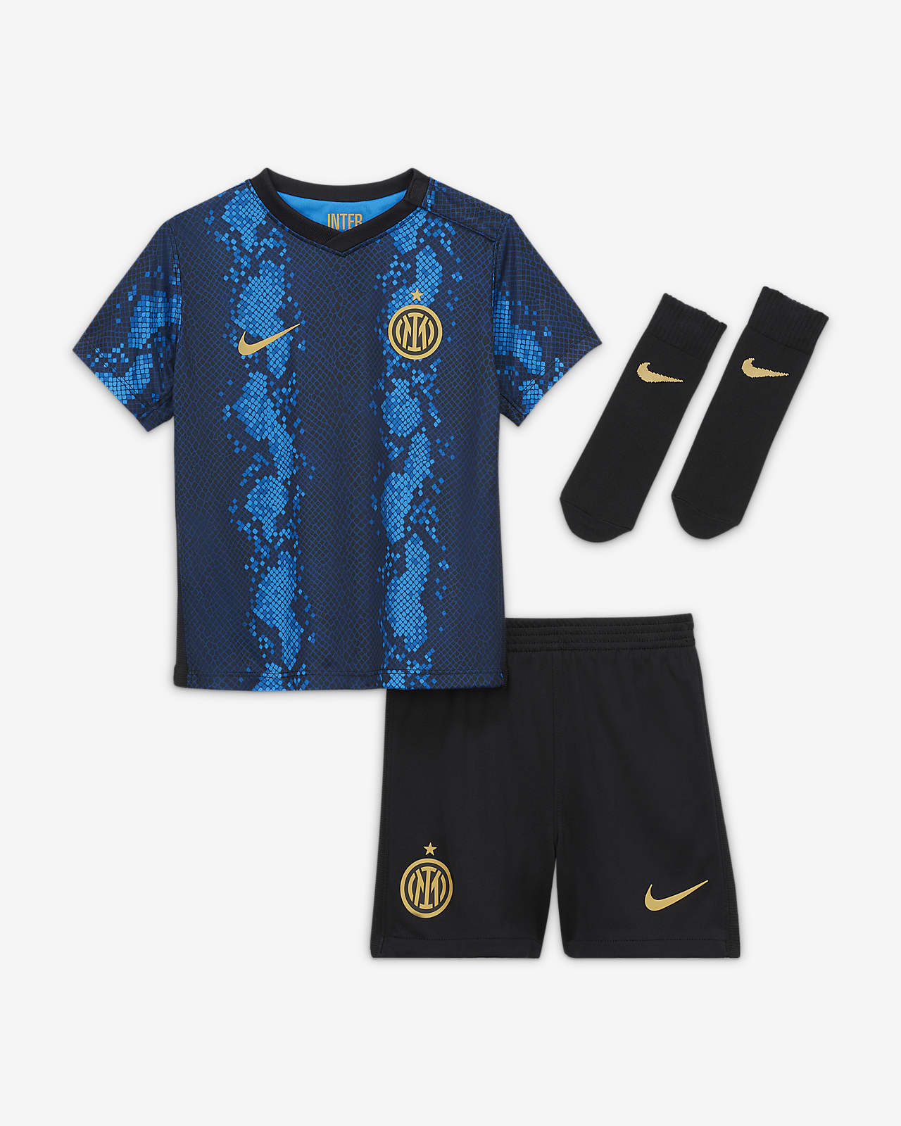 Tenue de football Inter Milan 2021/22 Domicile pour Bébé et Petit enfant.  Nike FR