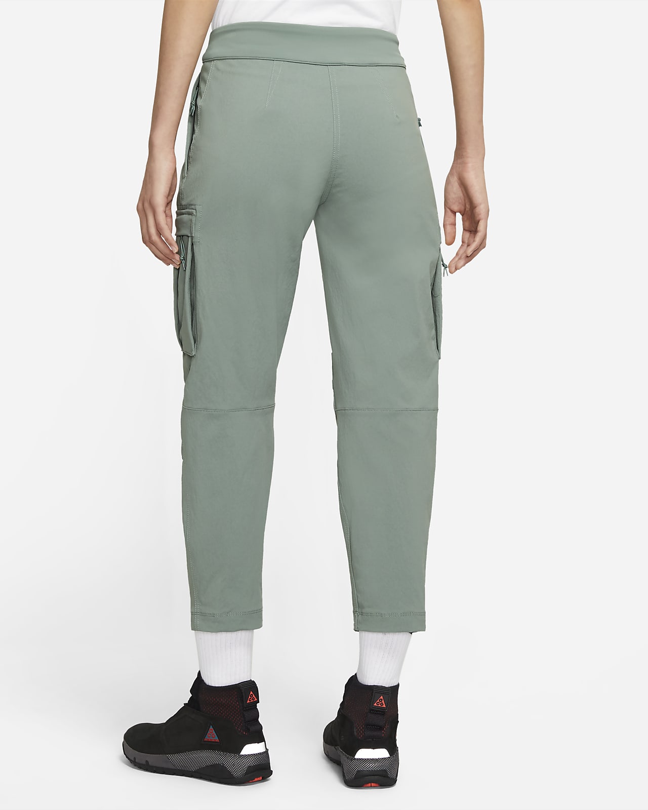 womens cargo pants white