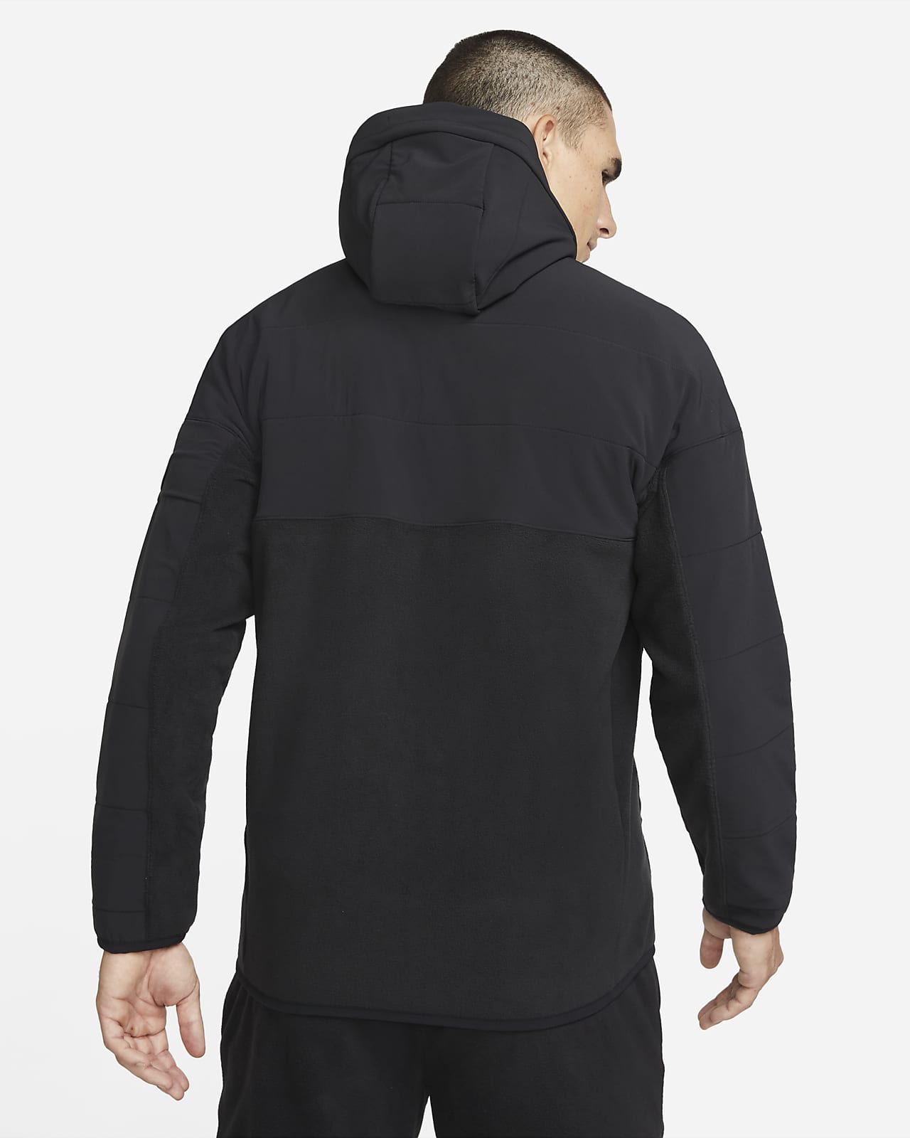 Nike Therma-FIT Men's Winterized Full-Zip Training Hoodie. Nike NL