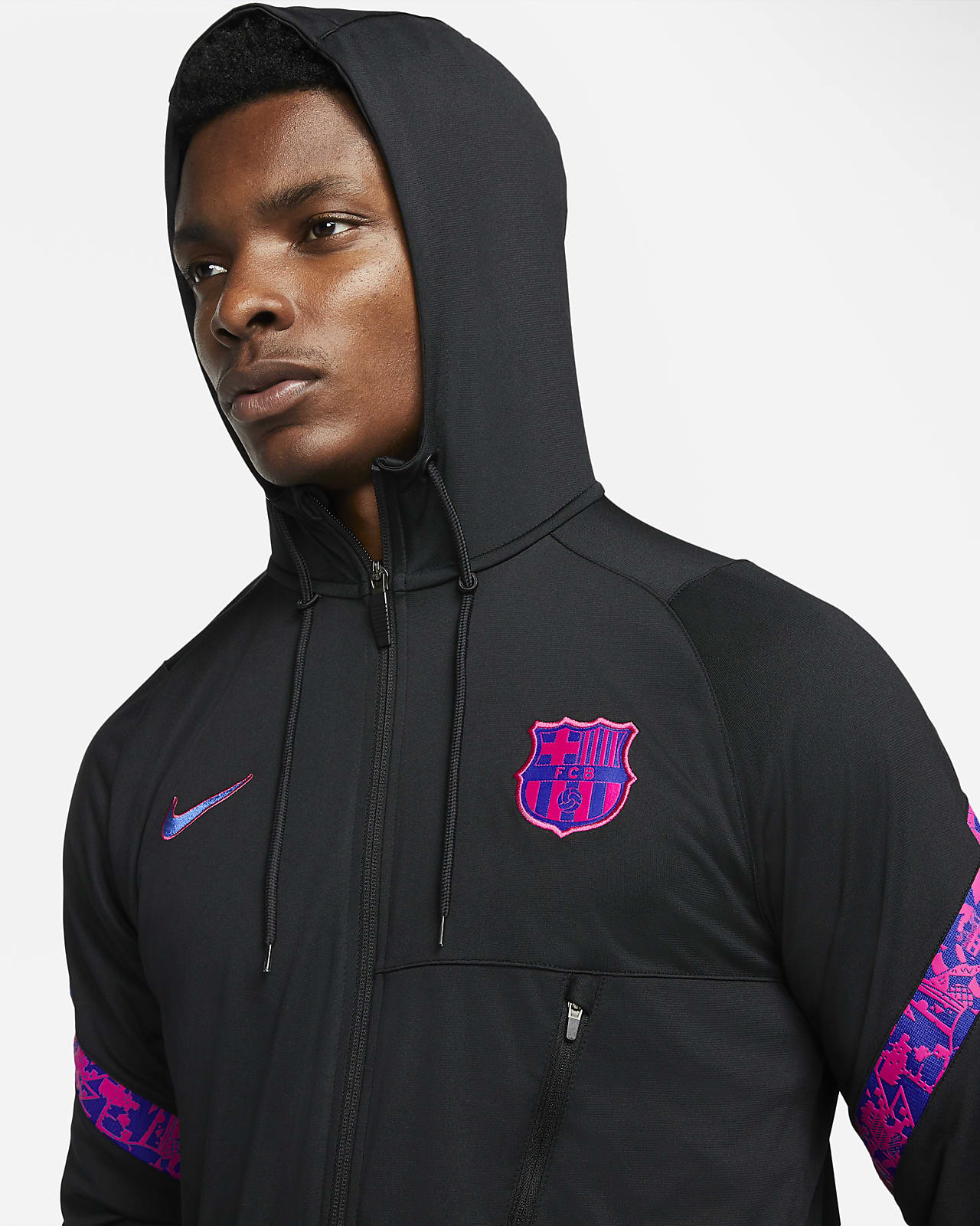 F.C. Barcelona Strike Men's Nike Dri-FIT Knit Football Tracksuit