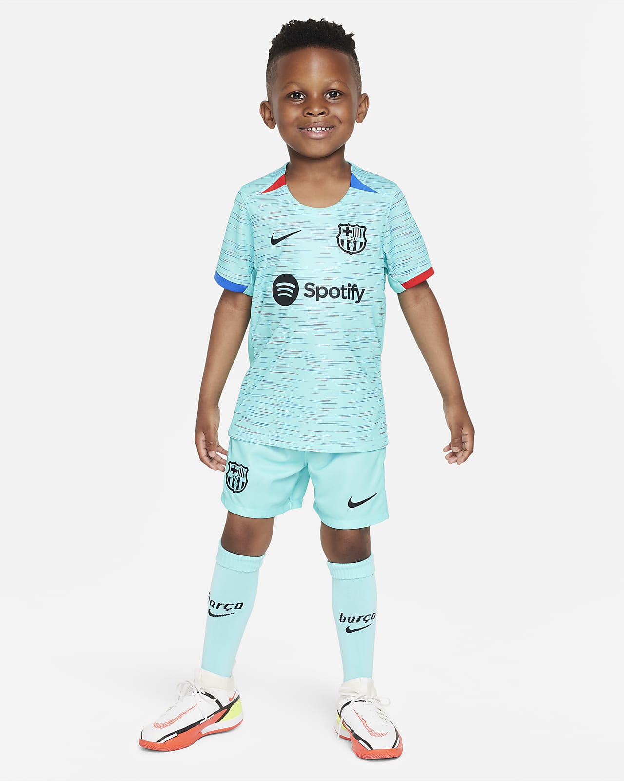F.C. Barcelona 2023/24 Third Younger Kids' Nike Dri-FIT 3-Piece Kit