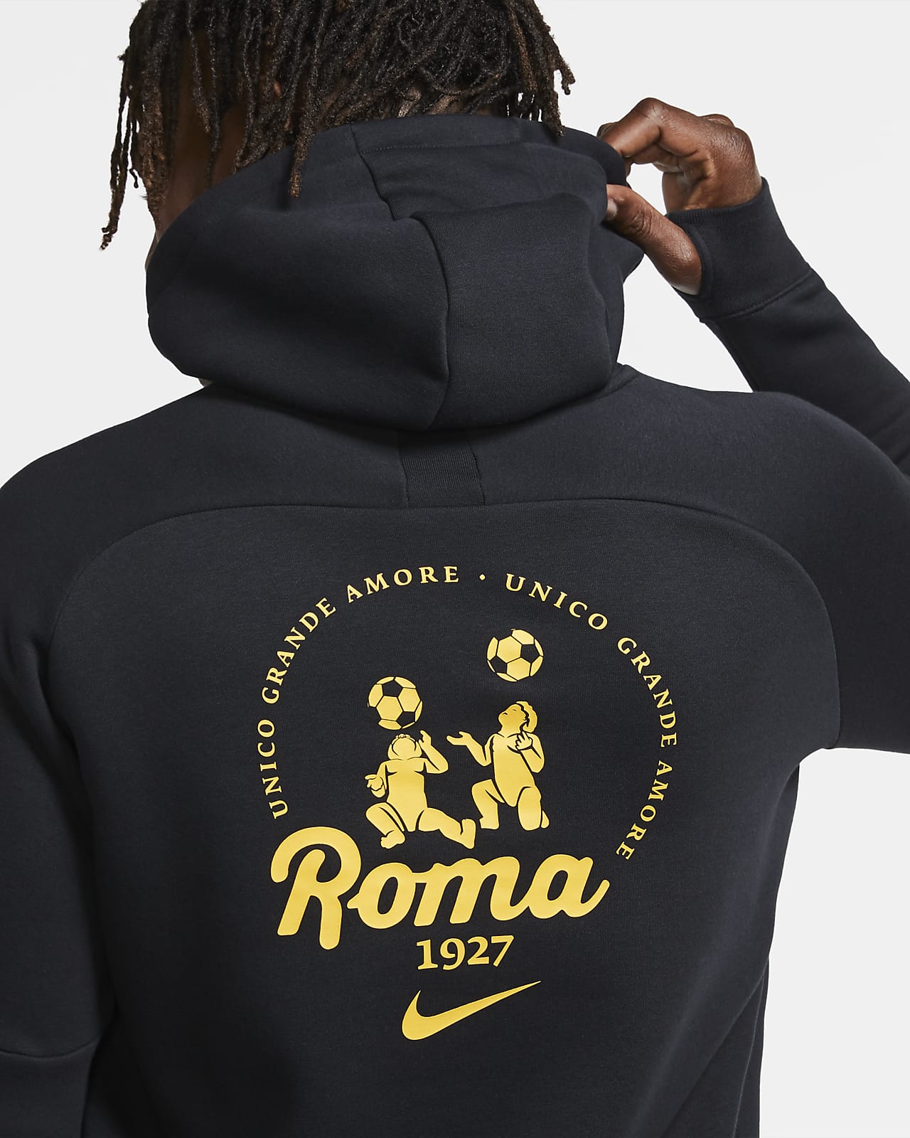 nike as roma hoodie