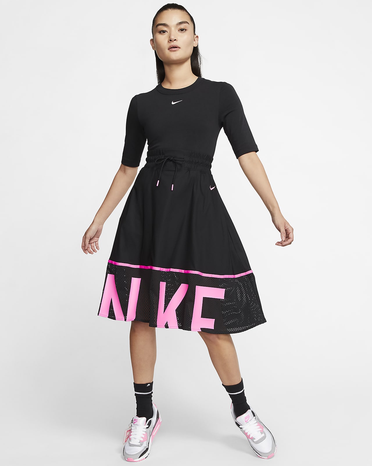 nike sportswear mesh skirt