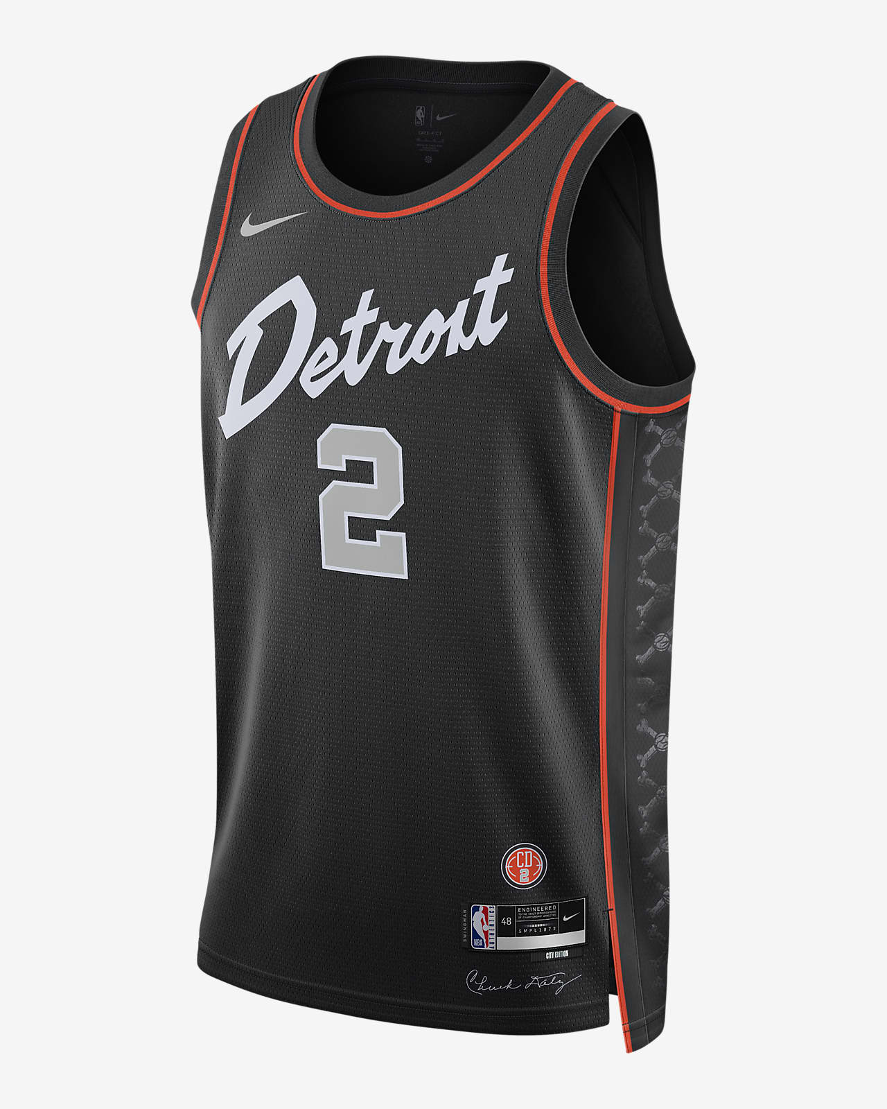 Jersey Swingman de la NBA Nike Dri-FIT Cade Cunningham Detroit Pistons City Edition 2023/24 para hombre