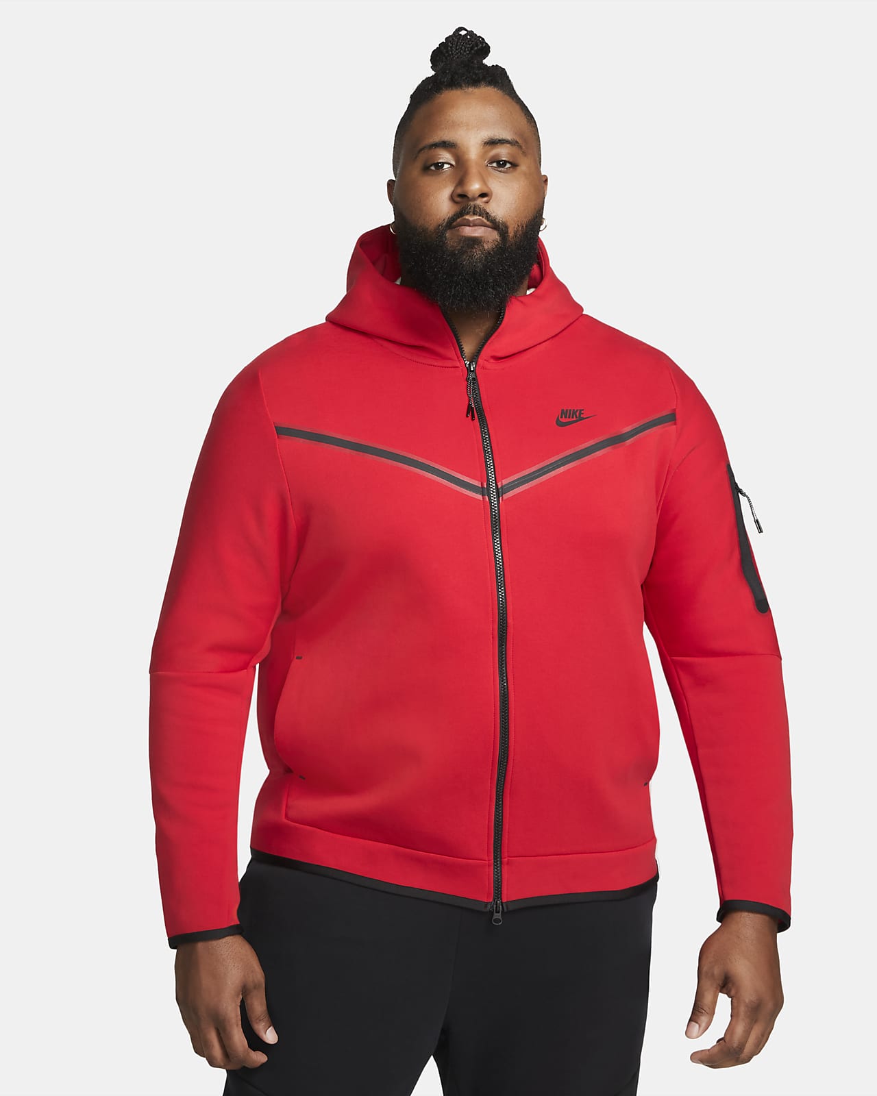 Nike Sportswear Tech Fleece Hoodie met rits voor heren. Nike NL