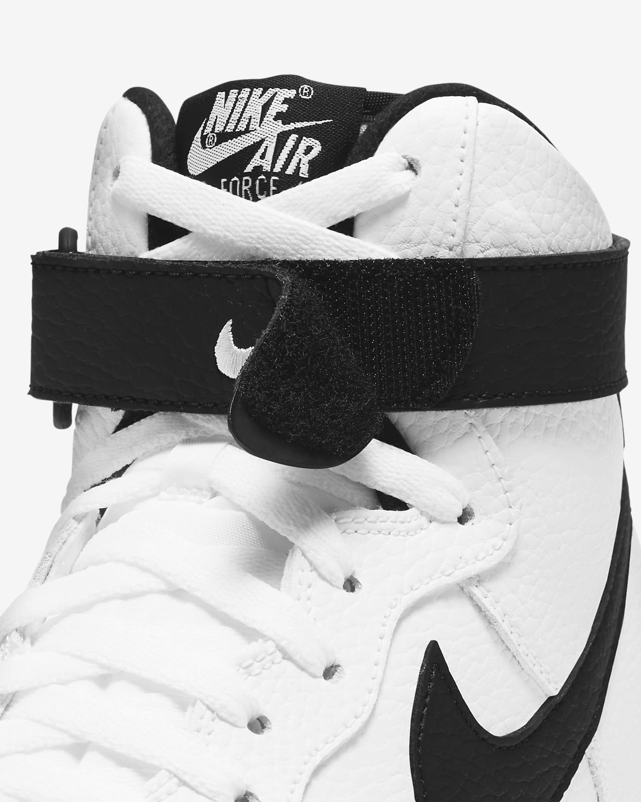 nike air force 1 mens black and white