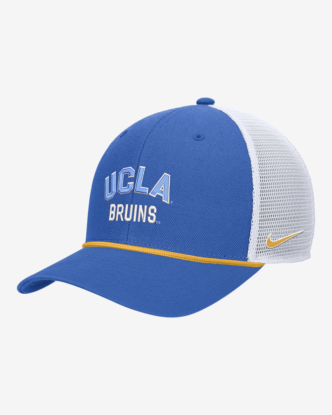 Gorra de rejilla universitaria con cierre a presión Nike UCLA