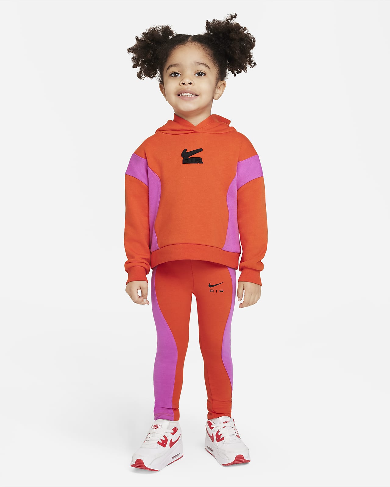 Nike Air French Terry Pullover Hoodie and Leggings Set Toddler Set. Nike IE