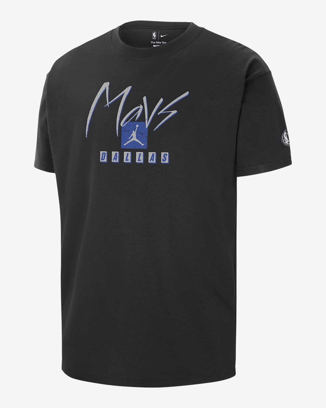 Dallas Mavericks Courtside Statement Edition Jordan NBA Max90 T-skjorte til herre