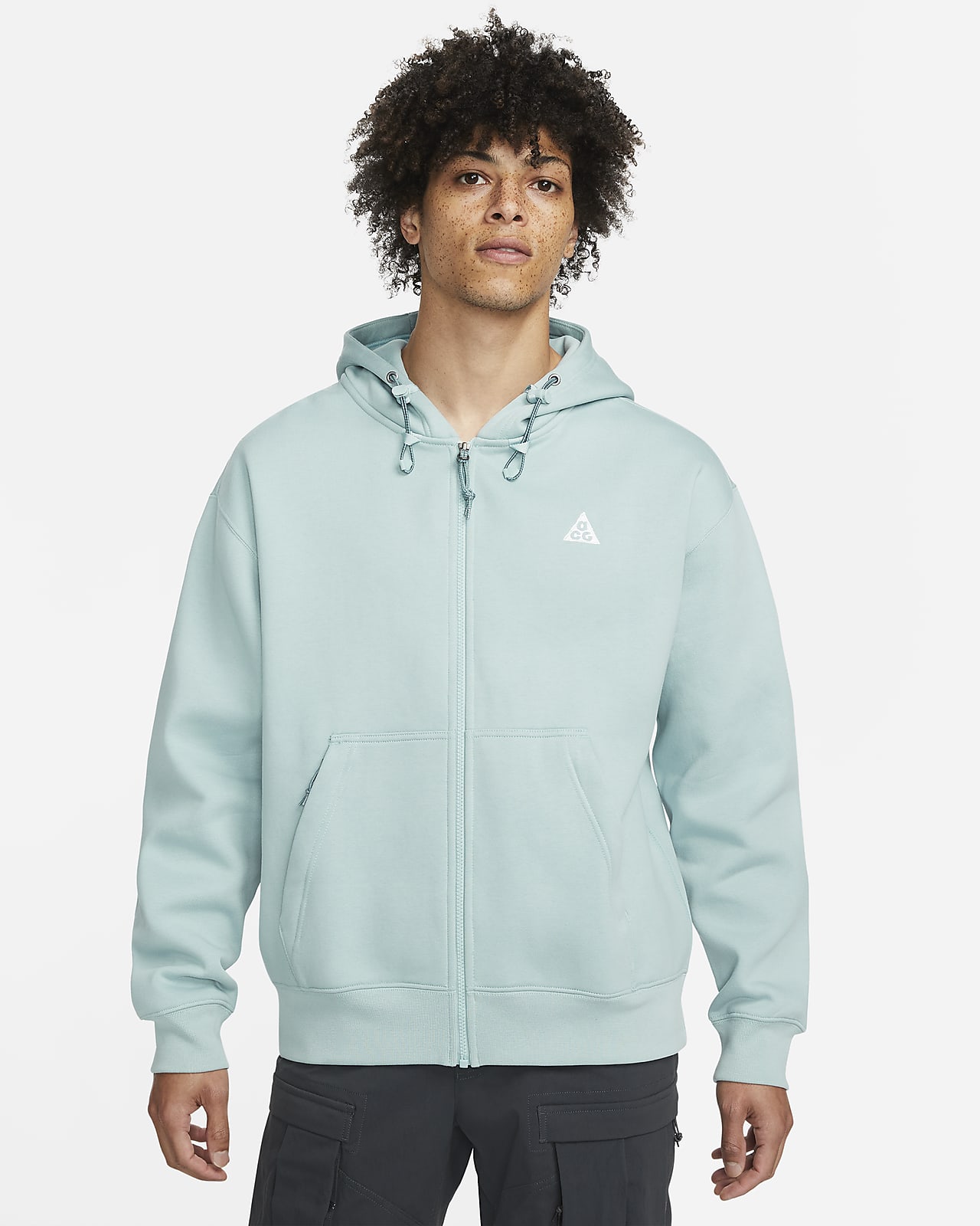 Sudadera con gorro con cierre completo de tejido Fleece Nike ACG  Therma-FIT. Nike.com