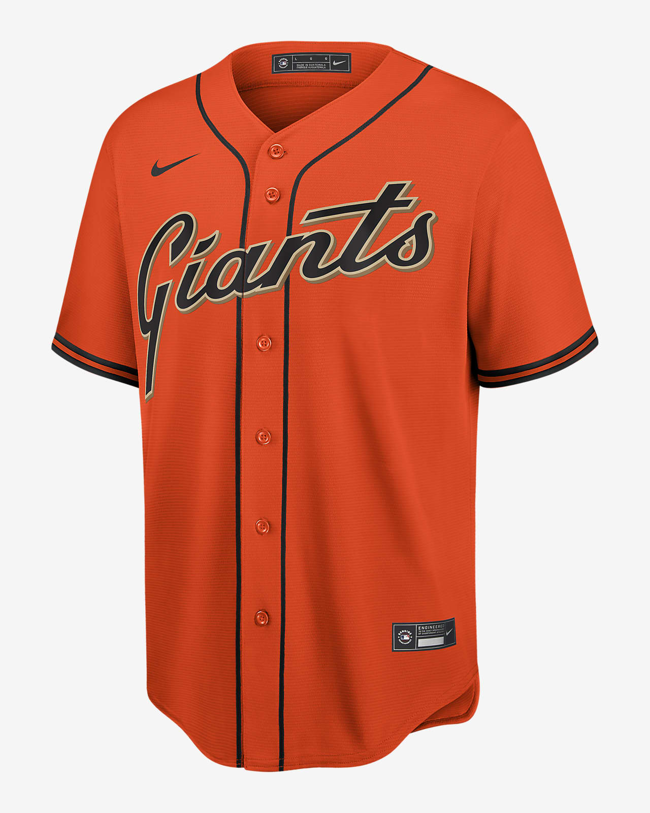 Camiseta de béisbol réplica para hombre MLB Francisco Nike.com