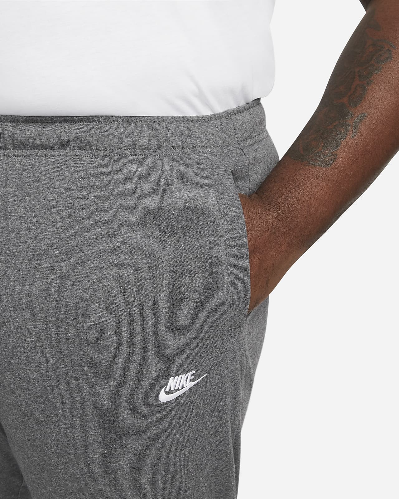 Nike Sportswear Club Fleece Lightweight Grey Jersey Pants Mens Size XL  BV2766  Full On Cinema