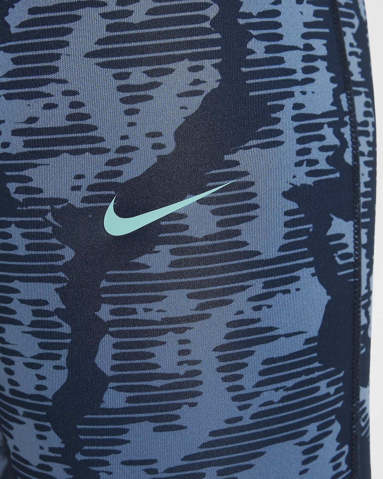 Nike Pro Dri-FIT legging met halfhoge taille voor meisjes. Nike BE