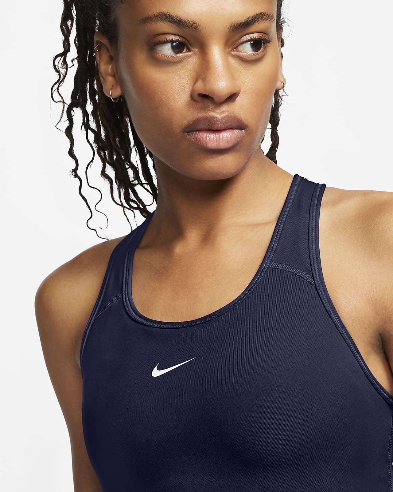 Nike Dri-FIT Swoosh Women's Medium-Support 1-Piece Pad Sports Bra. Nike IL