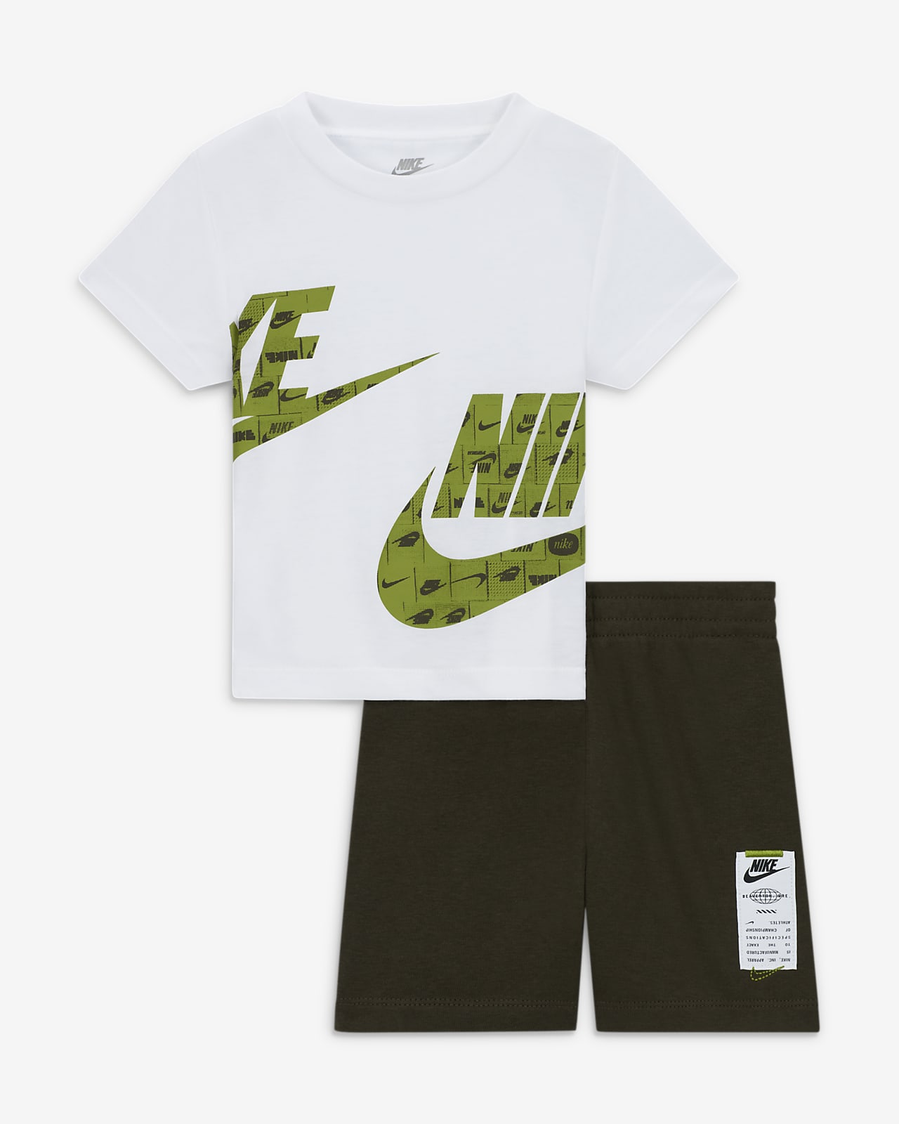 Nike Sportswear Club Specialty French Terry Baby (12-24M) Shorts 