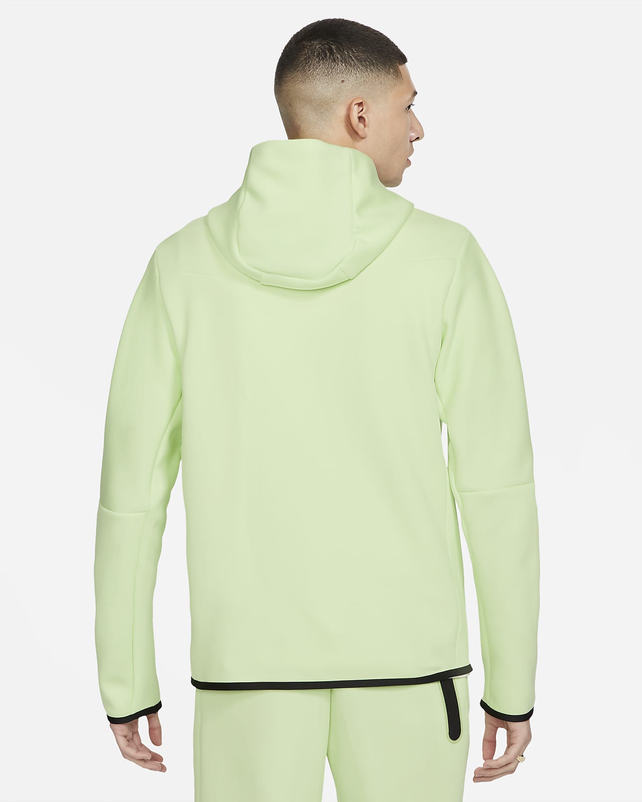 nike tech green hoodie