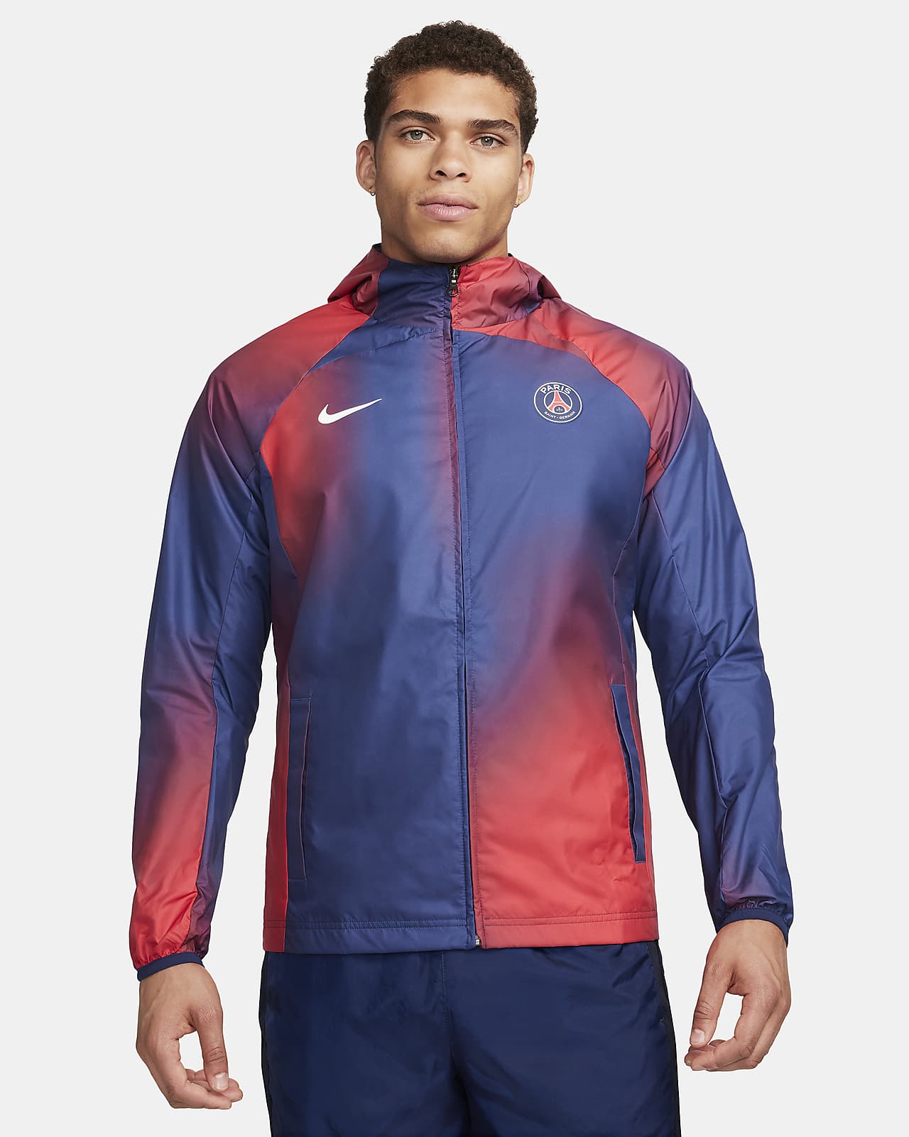 Veste PSG AWF Nike pour homme en coloris Bleu