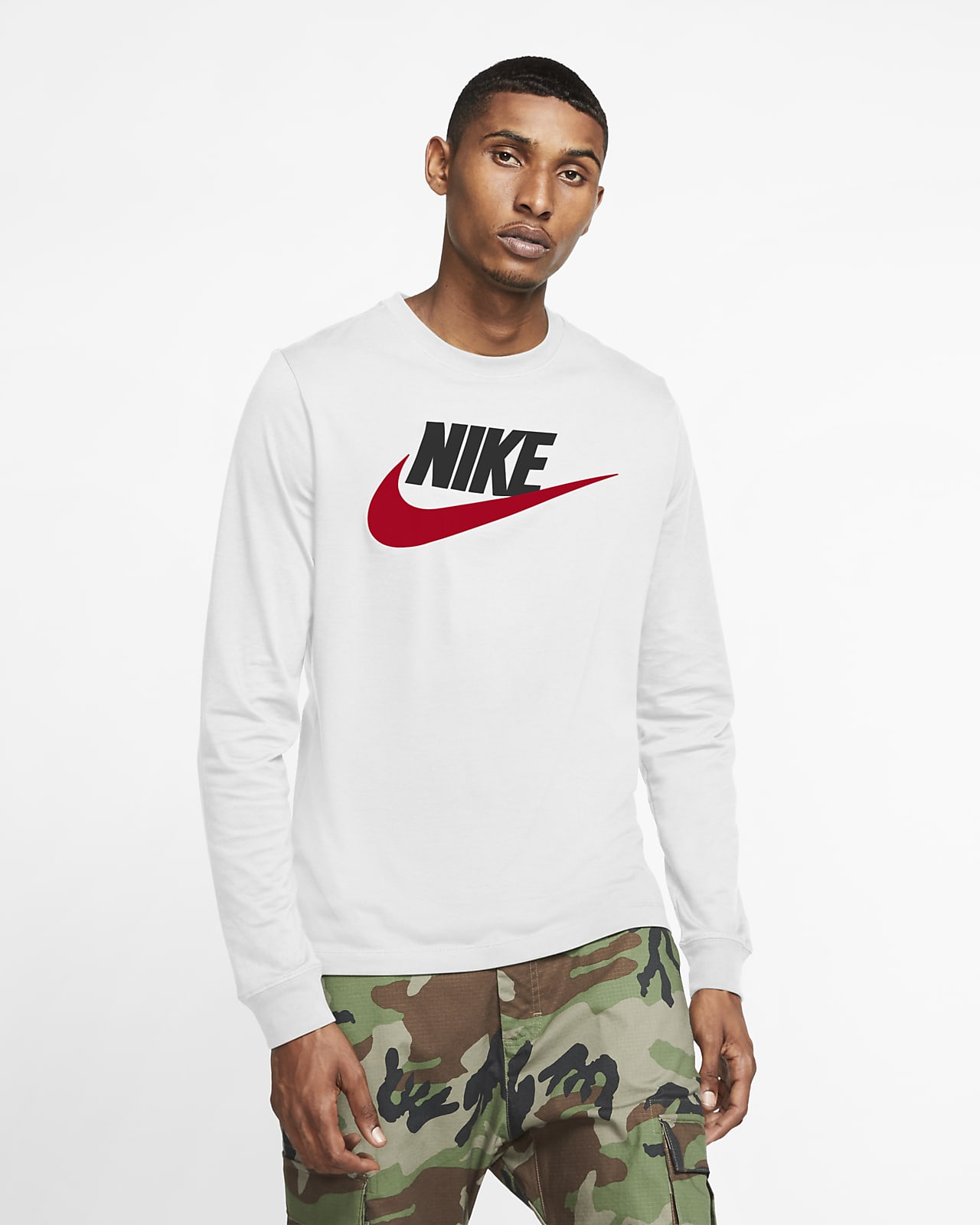 Nike Sportswear T-shirt met lange mouwen voor heren. Nike NL