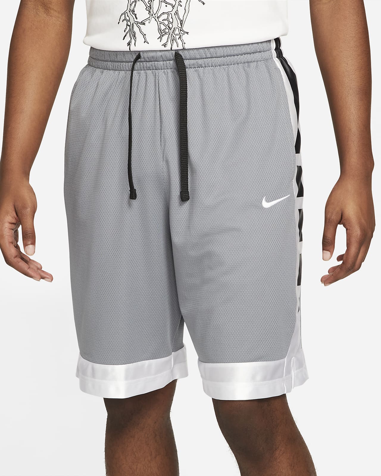 nike dry elite stripe basketball shorts