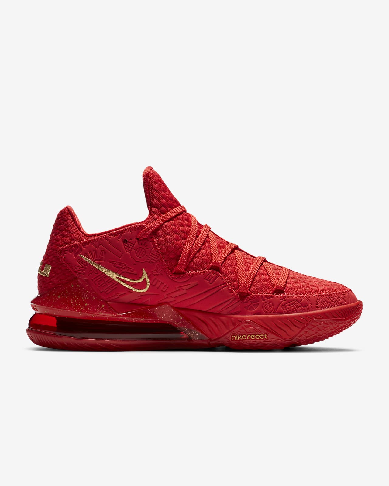 lebron 17 red low
