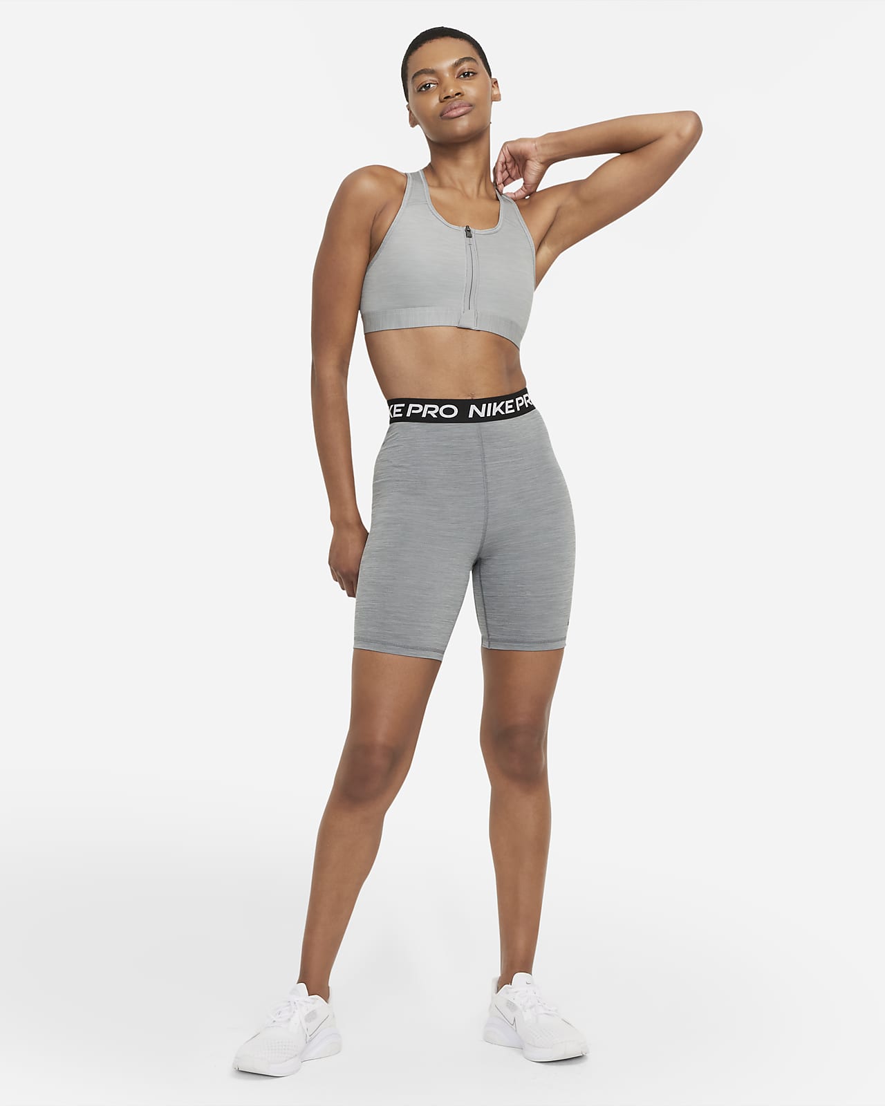 Nike sweat shorts and sports bra Clearance