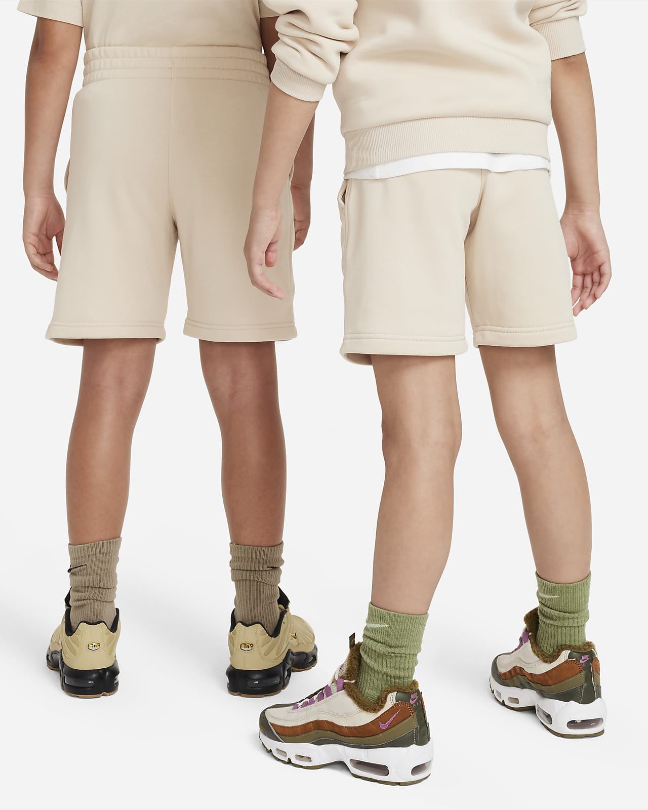 Nike Sportswear Club Fleece Older Kids' French Terry Shorts. Nike ID