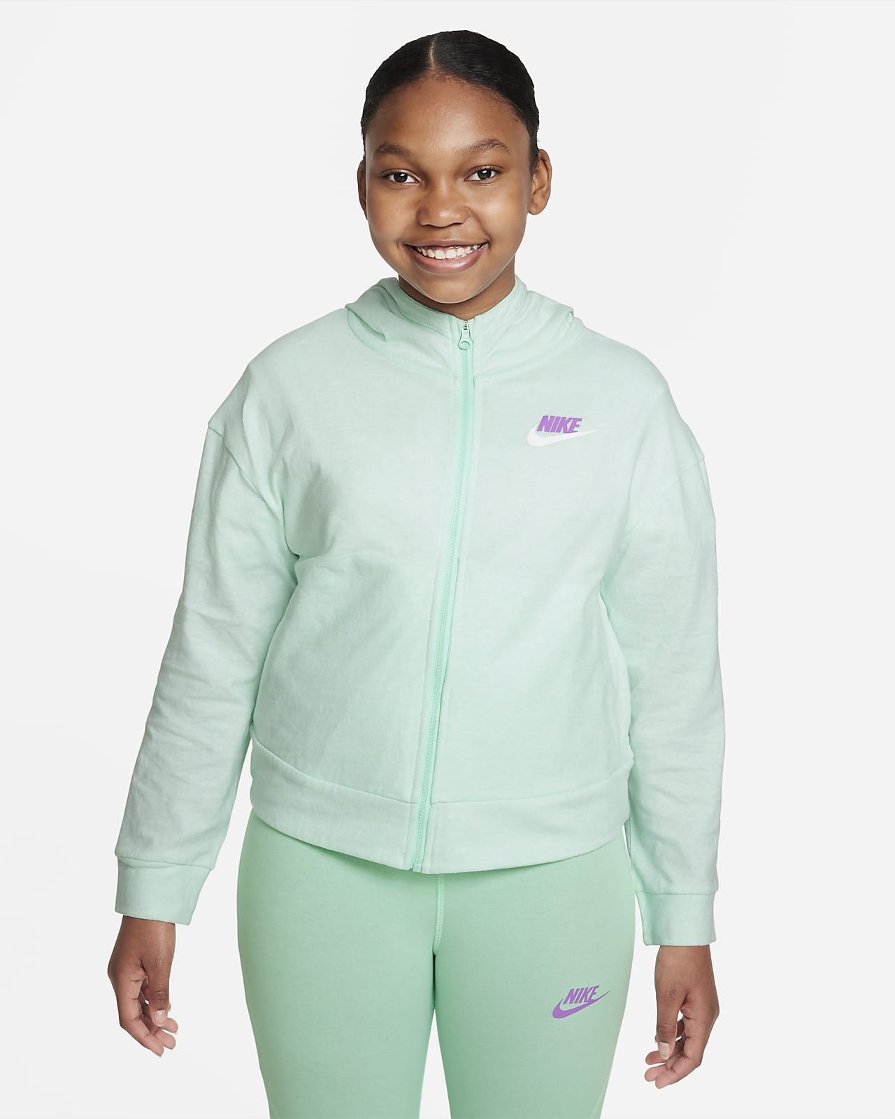 nike full zip jersey hoodie