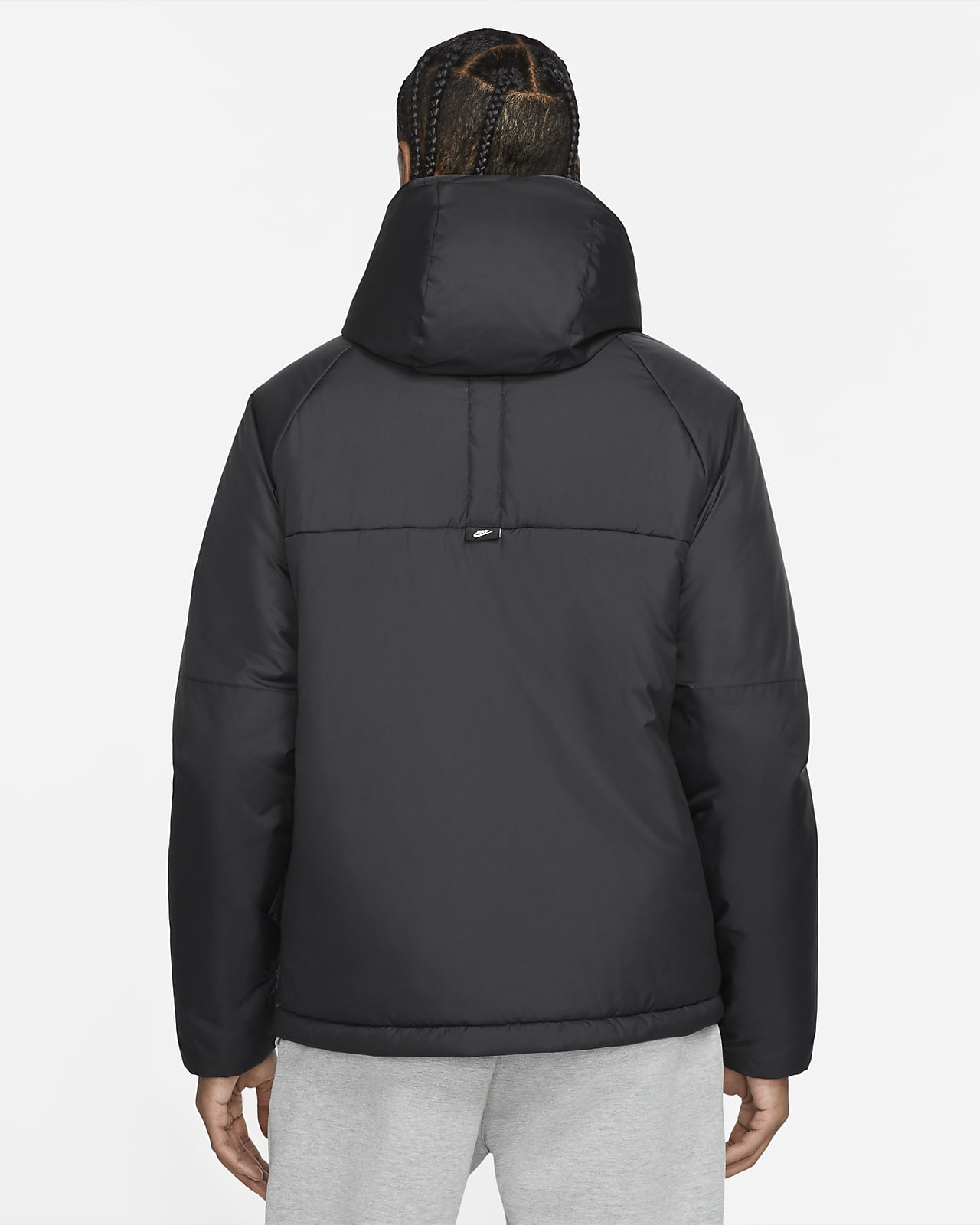 nike therma hooded nylon jacket