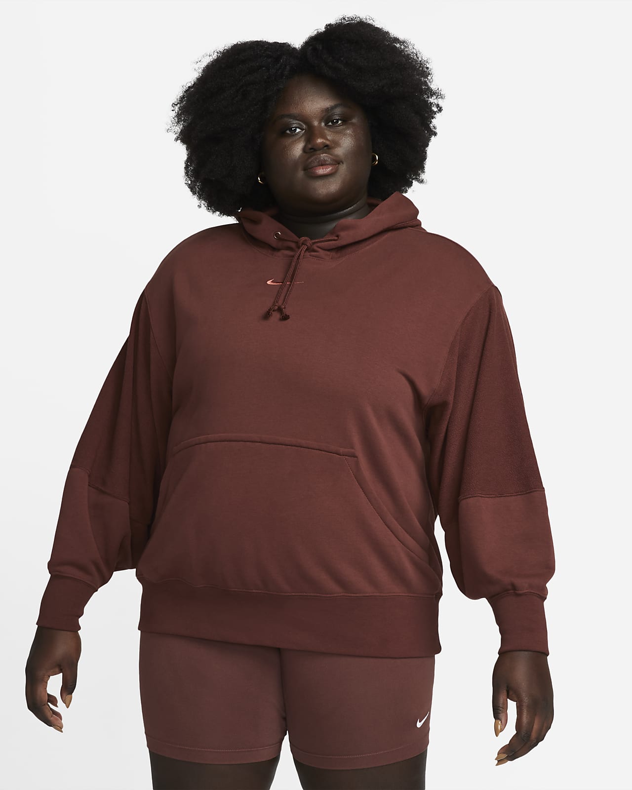 Nike Sportswear Everyday Modern French-Terry-Hoodie für Damen (große Größe)