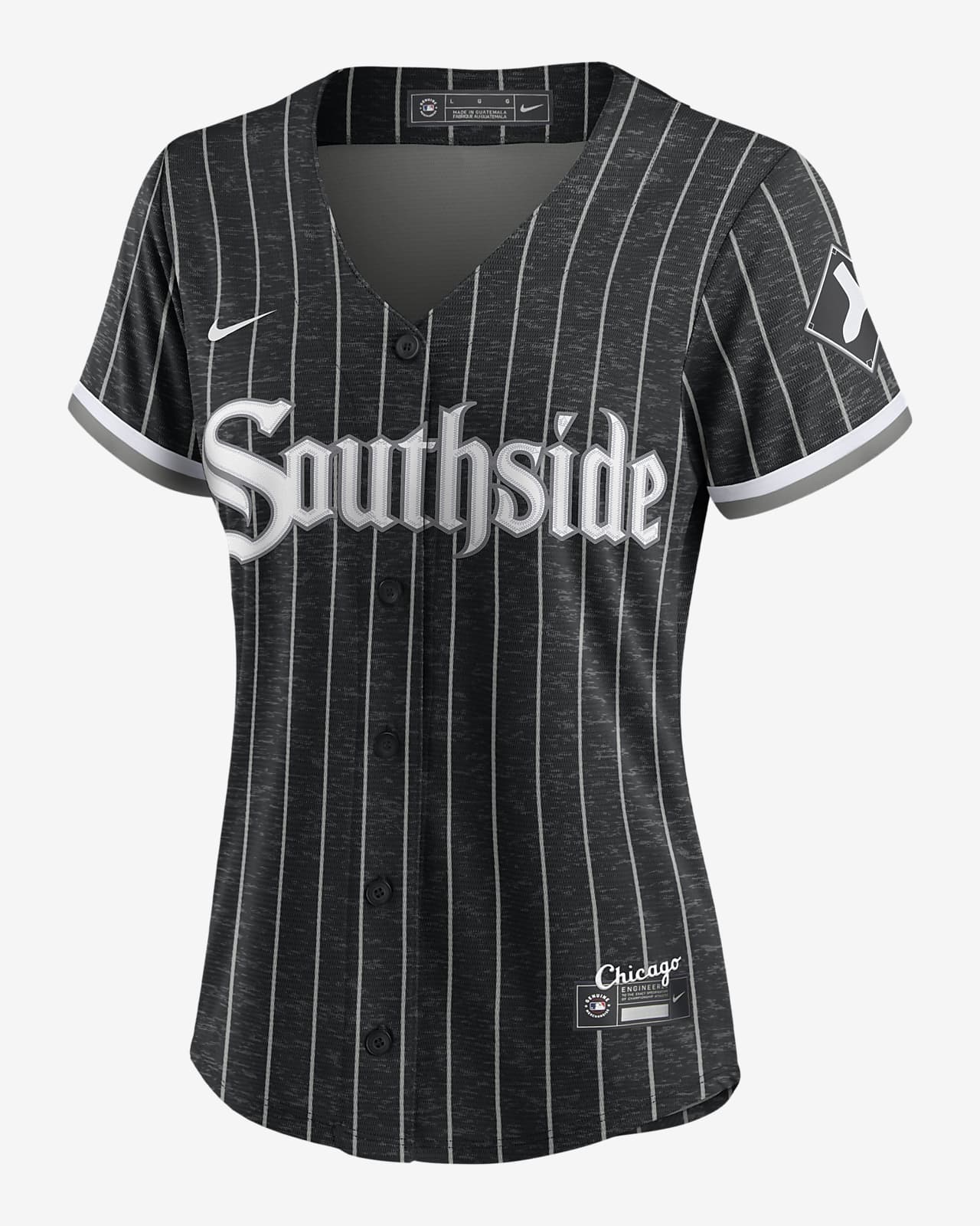 MLB White Sox Southside Black 2021 New City Connect Customized Men Jersey