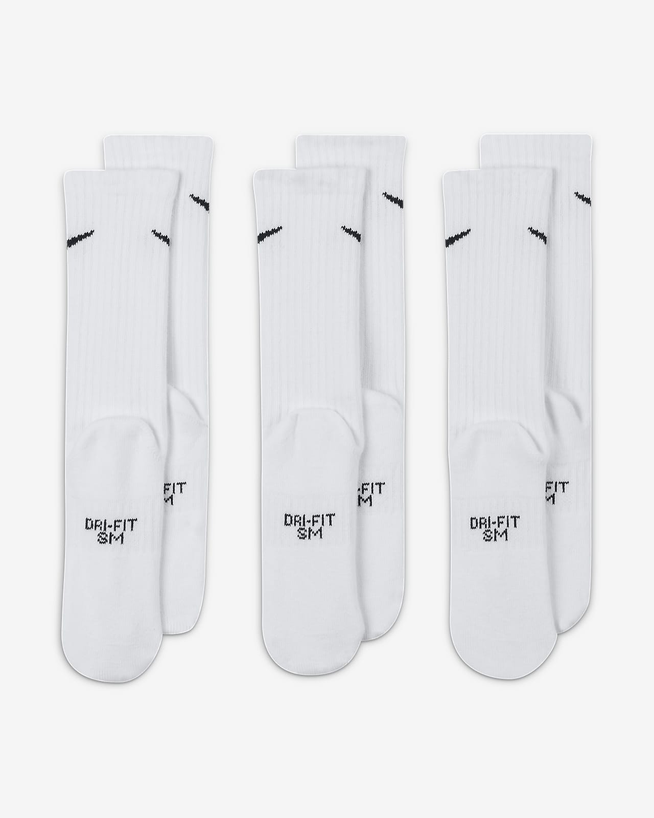 Nike Everyday Kids' Cushioned Crew Socks (3 Pairs). Nike.com