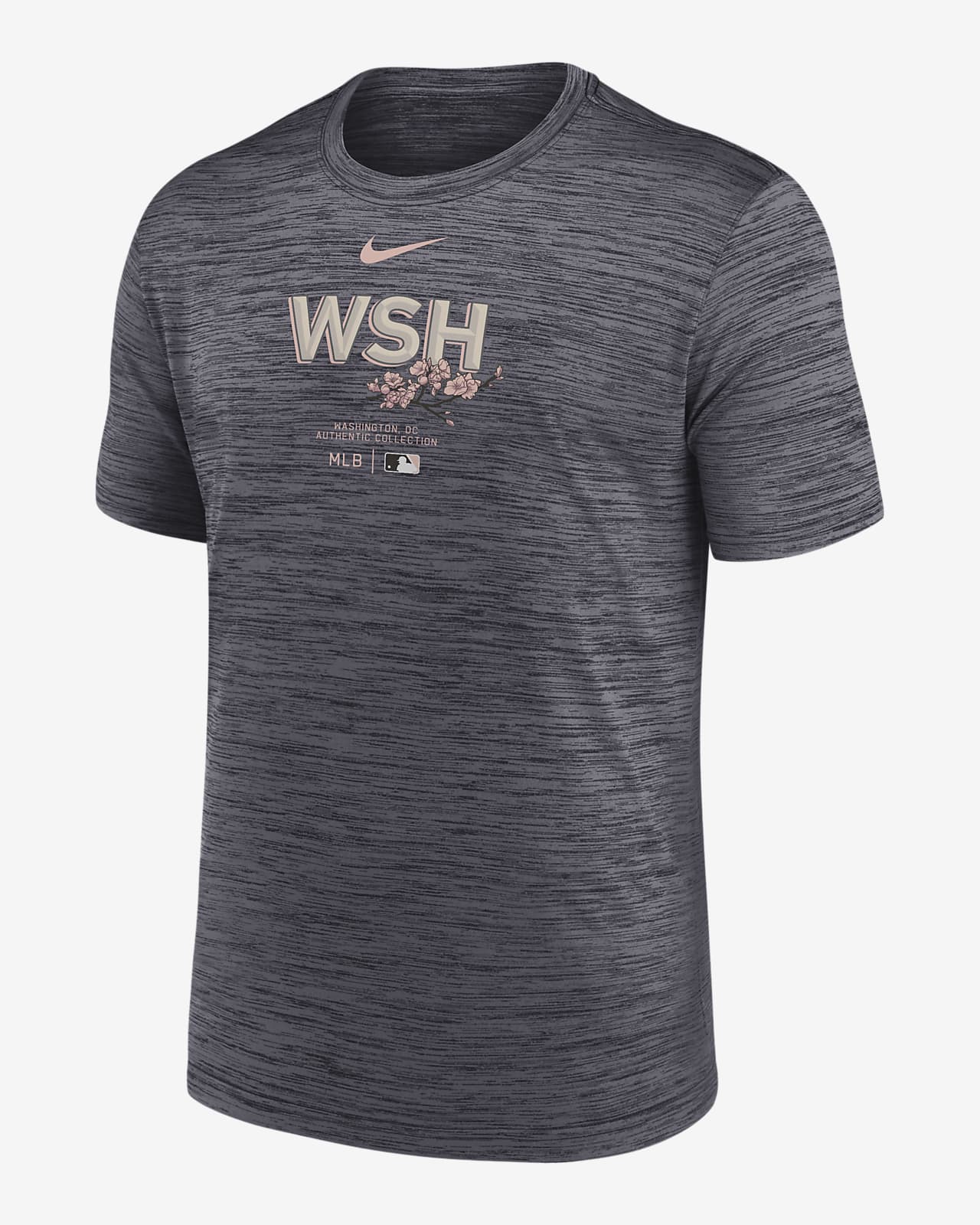 Washington Nationals City Connect Practice Velocity Men's Nike Dri-FIT MLB T-Shirt