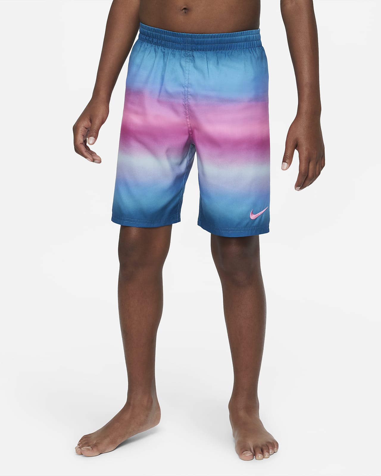 Traje de ba o tipo short de voleibol de 18 cm para ni os talla grande Nike. Nike