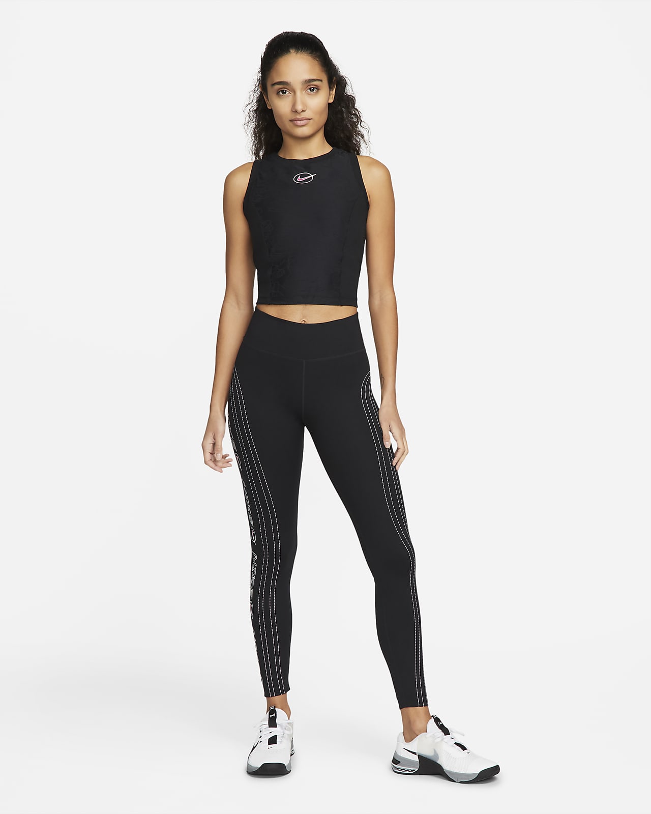 Nike Dri-FIT One Luxe Icon Clash Leggings de talle medio - Mujer. Nike ES