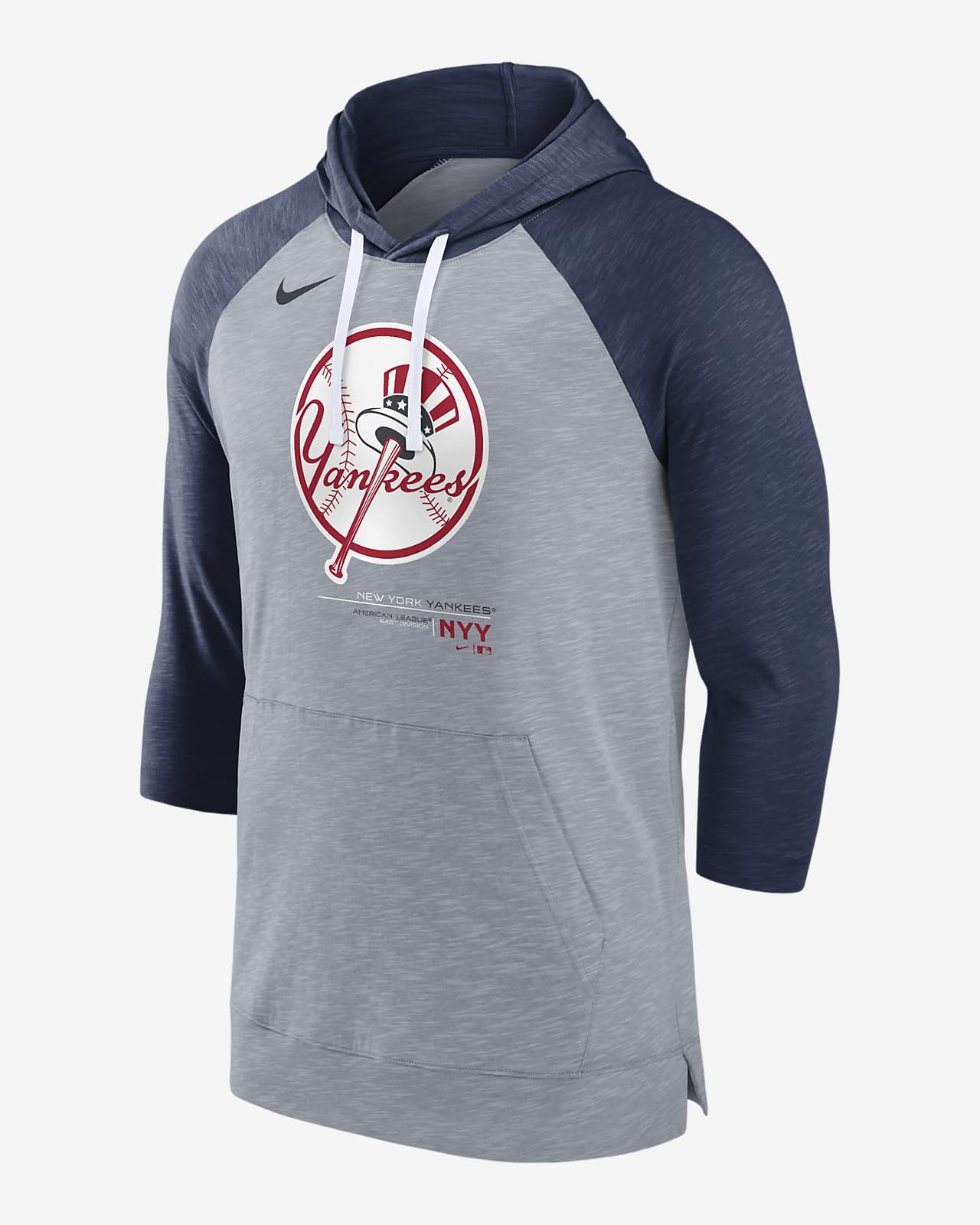 Sudadera con gorro sin cierre de manga 3/4 para hombre Baseball (MLB New York Yankees). Nike.com