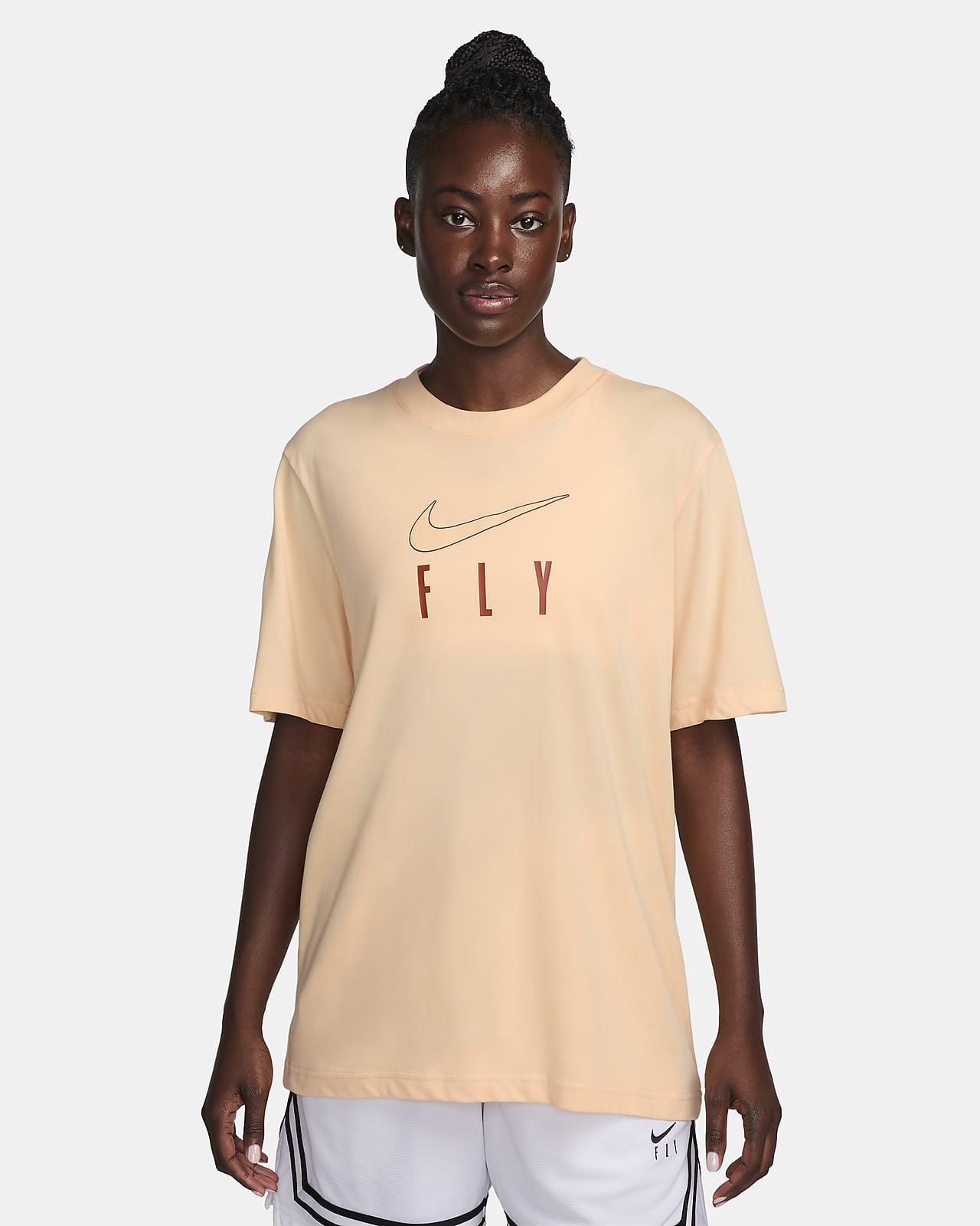 Nike Dri-FIT Swoosh Fly Women's T-Shirt. Nike LU