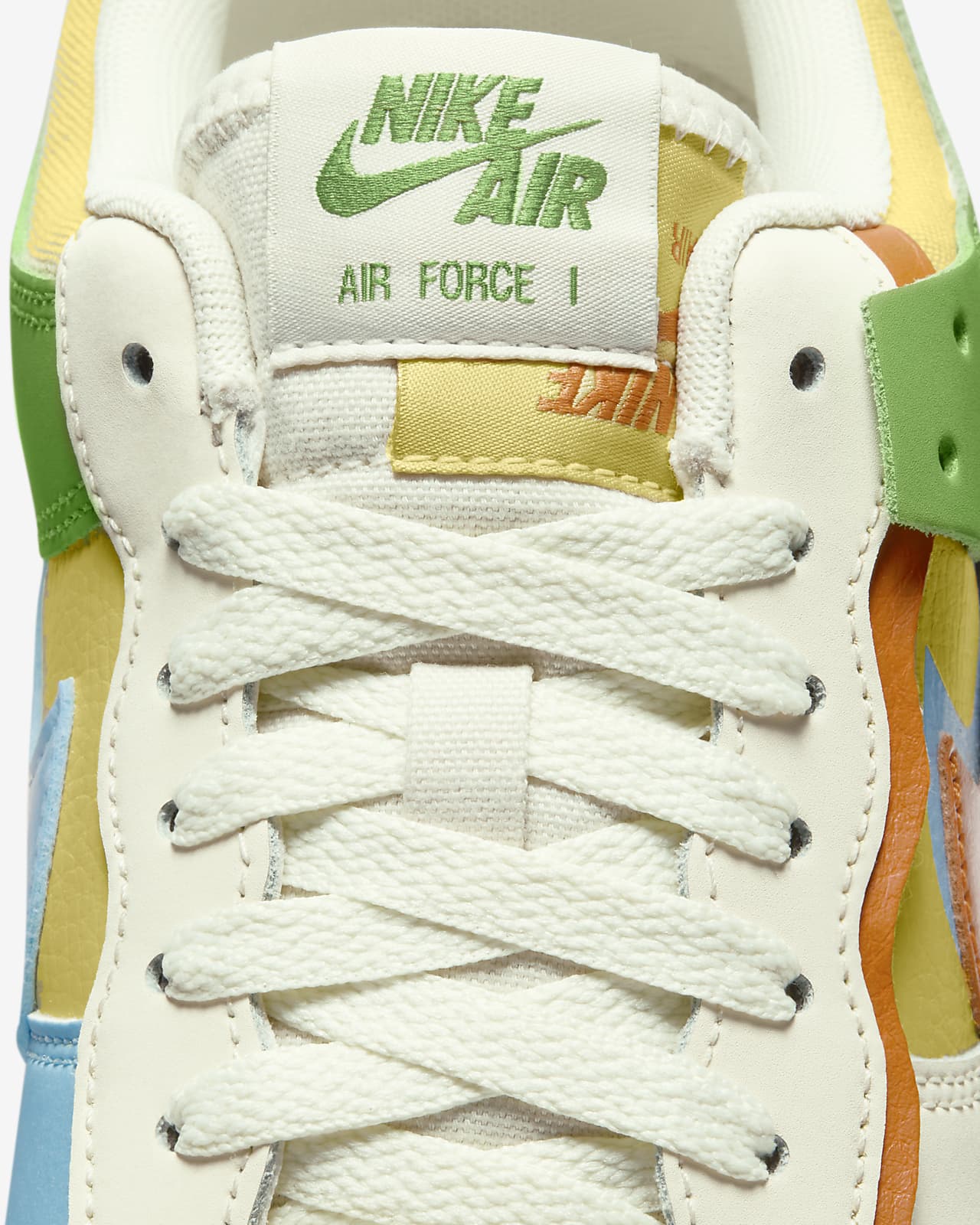 Nike air force 2025 1 blanche et jaune