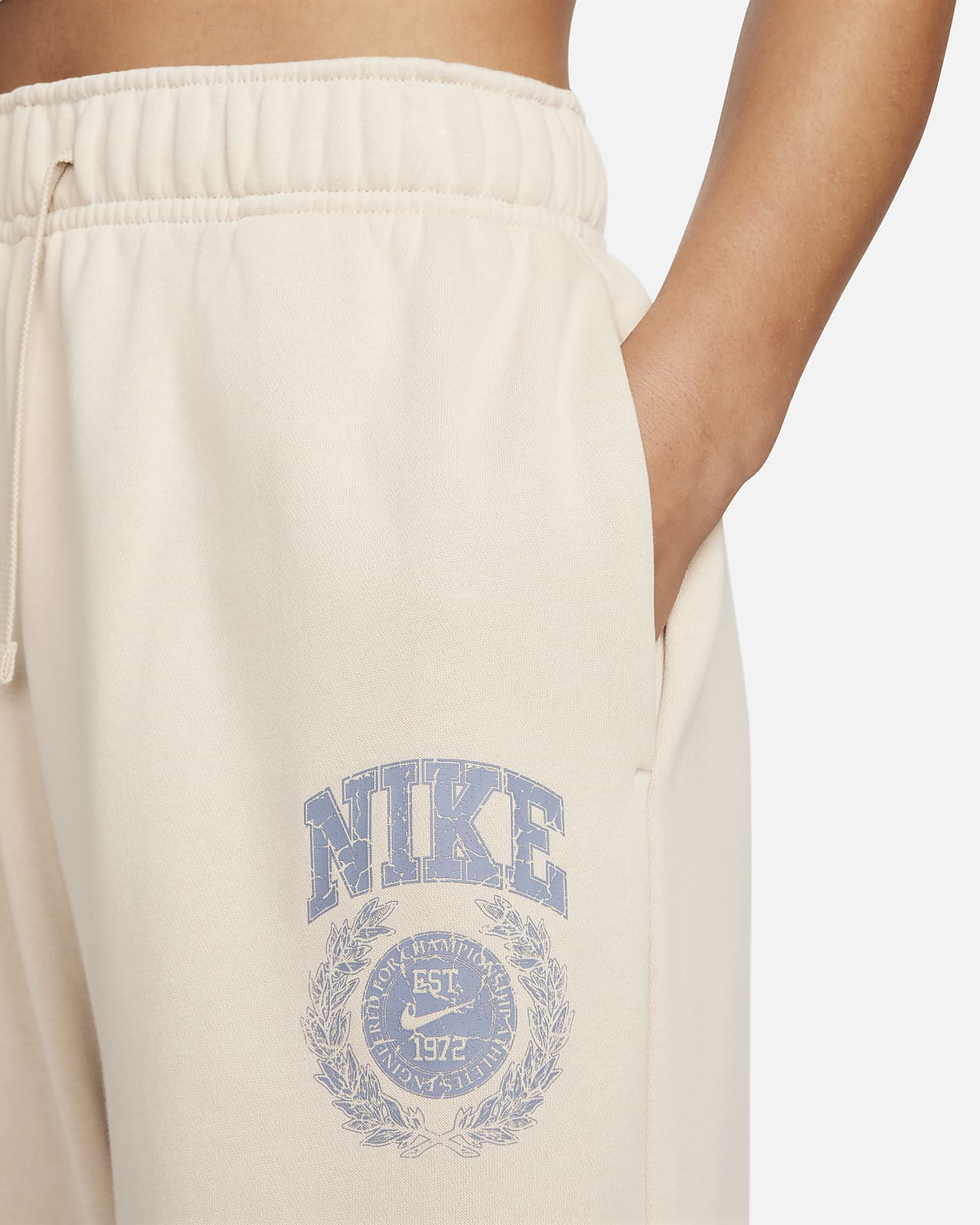 Pants de tiro medio para mujer Nike Sportswear Club Fleece