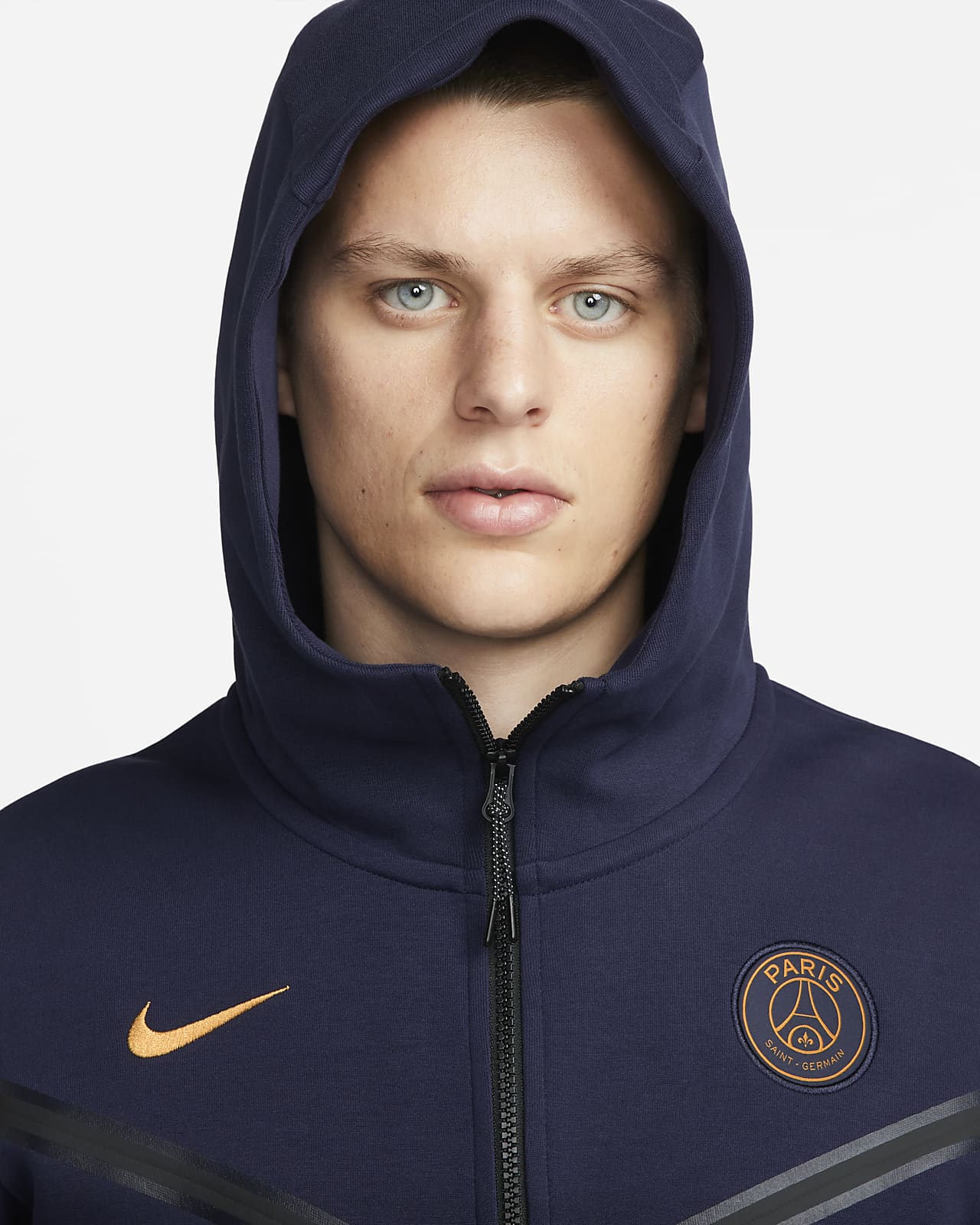 Nike PSG Paris Saint Germain Tech Fleece Pants Black Mens Sz Large  AH5468-010