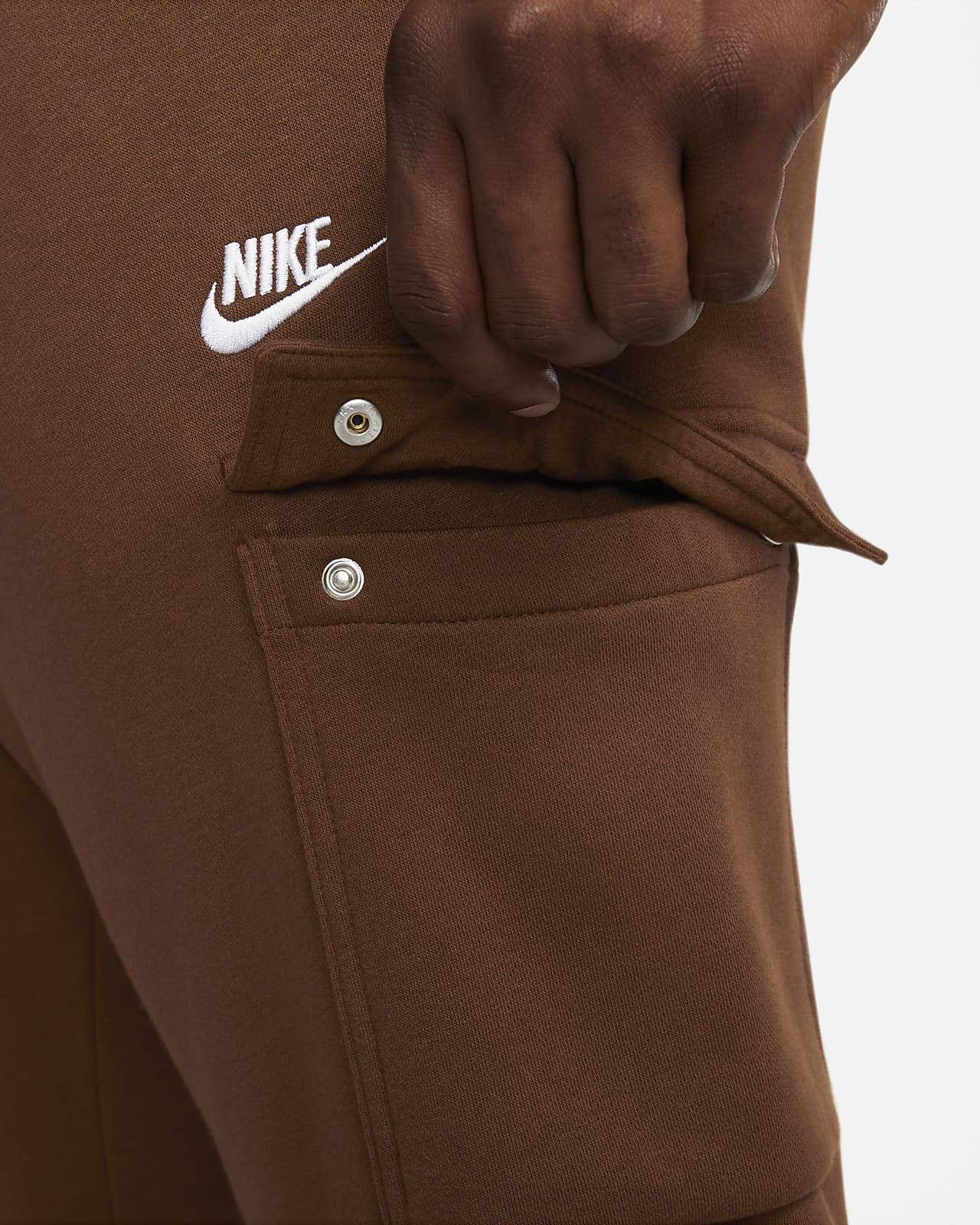 Nike, Sportswear Club Fleece Big Kids' Cargo Pants, Closed Hem Fleece  Jogging Bottoms