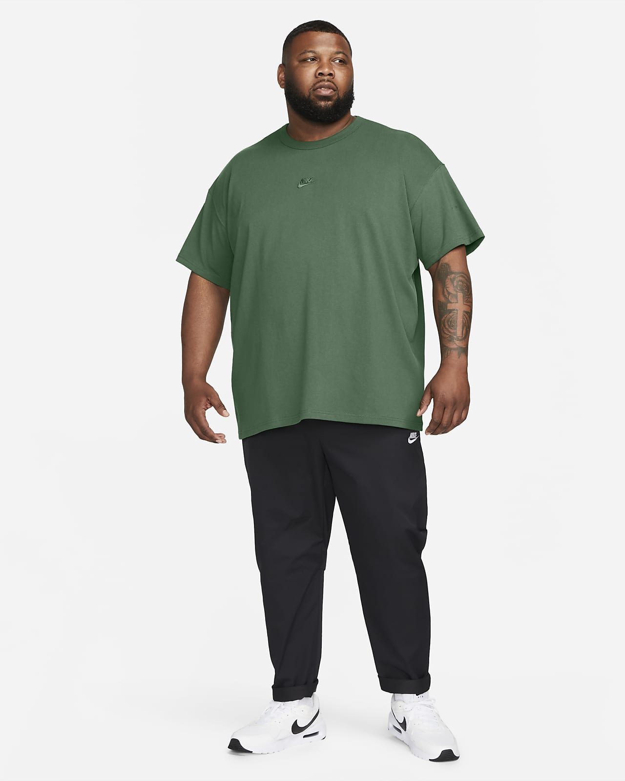 Olive green shirt clearance nike