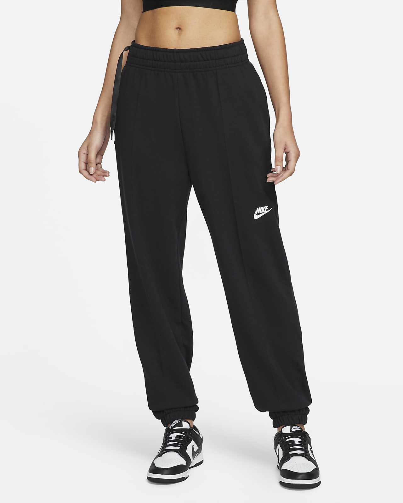 Nike Sportswear Ruimvallende dansbroek van fleece voor dames. Nike NL