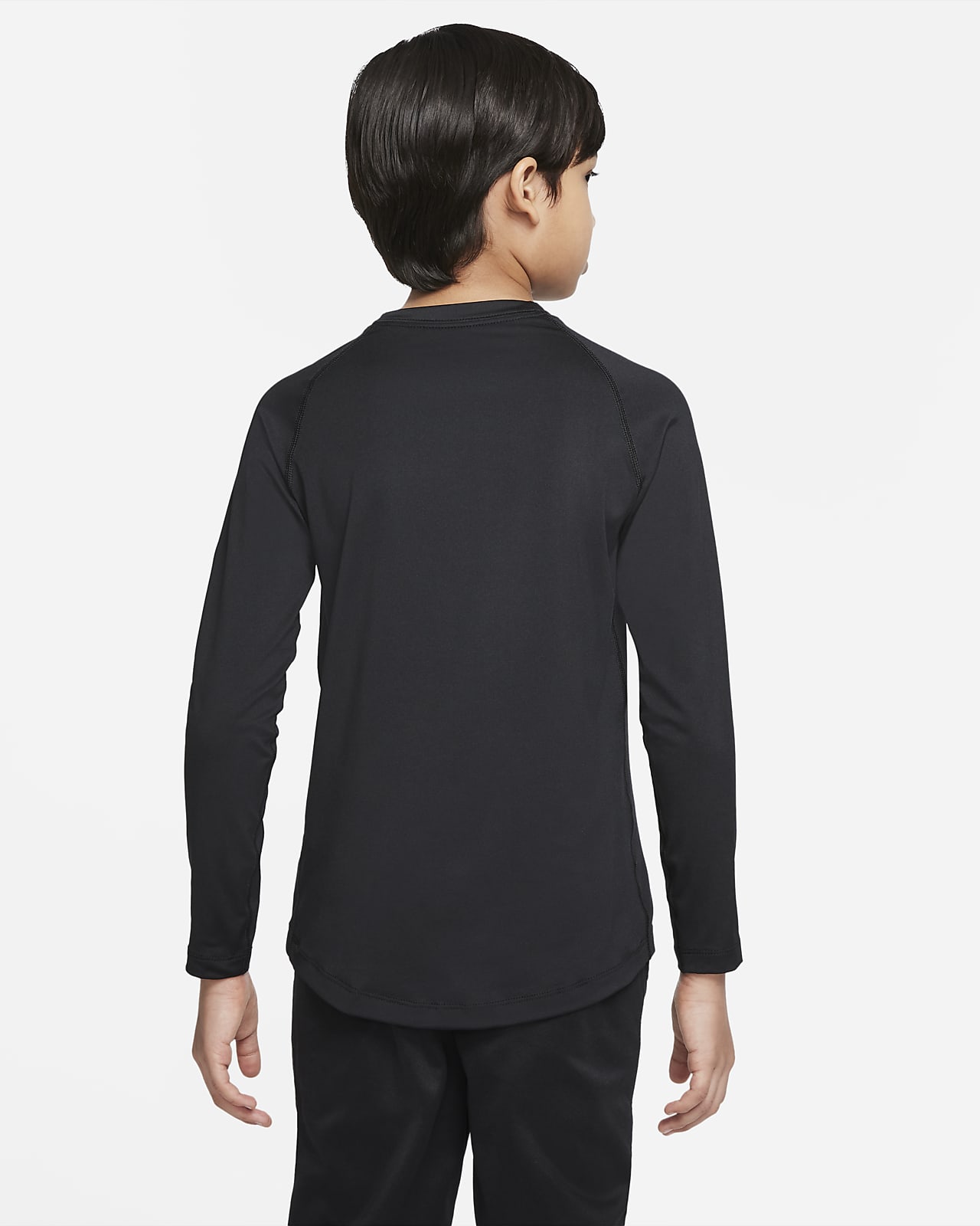 Nike Pro Dri Fit Long Sleeve T-Shirt Black