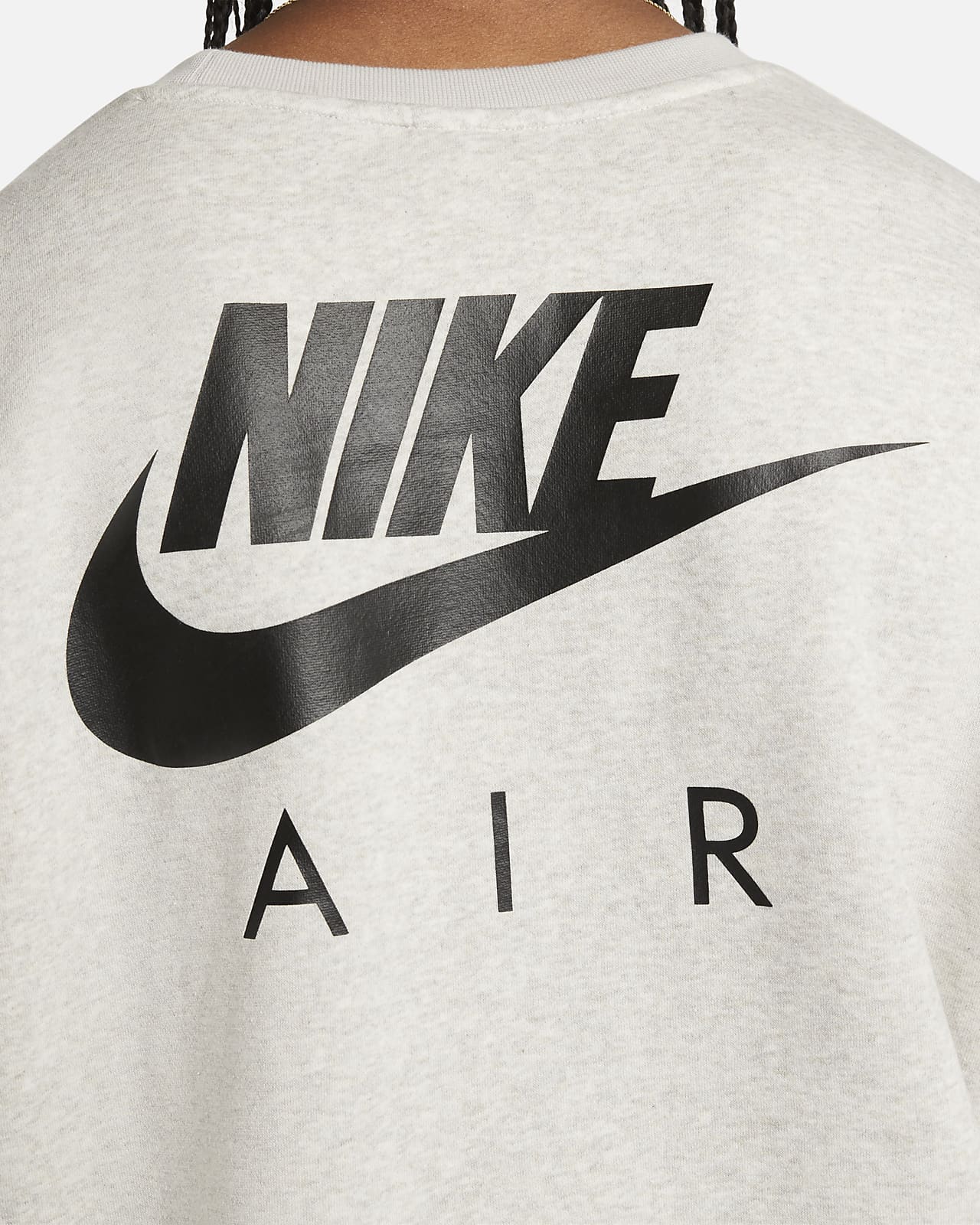 Nike Air Men's Brushed-Back Fleece Crew. Nike LU