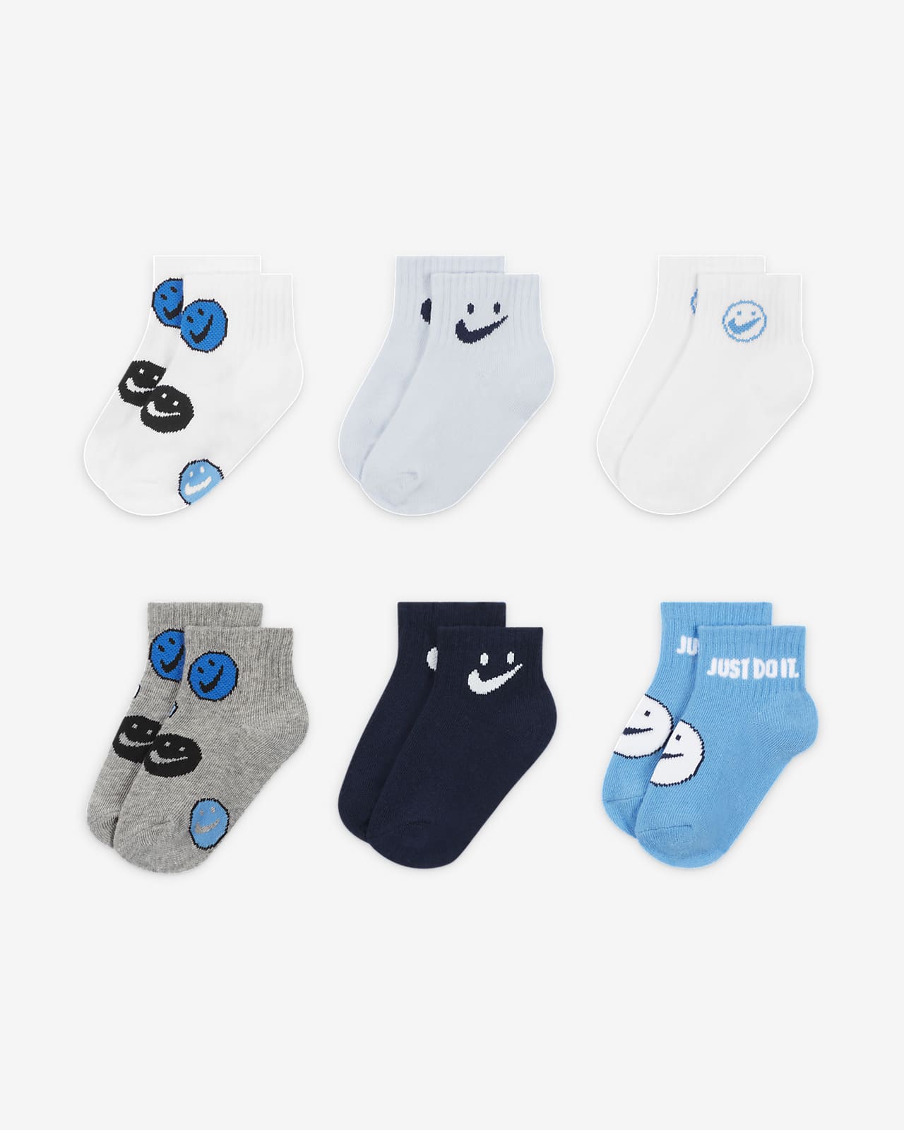 Nike Baby Ankle Socks (6-Pack)