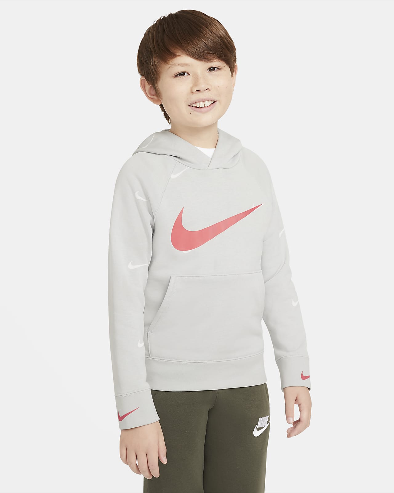 nike pullover white